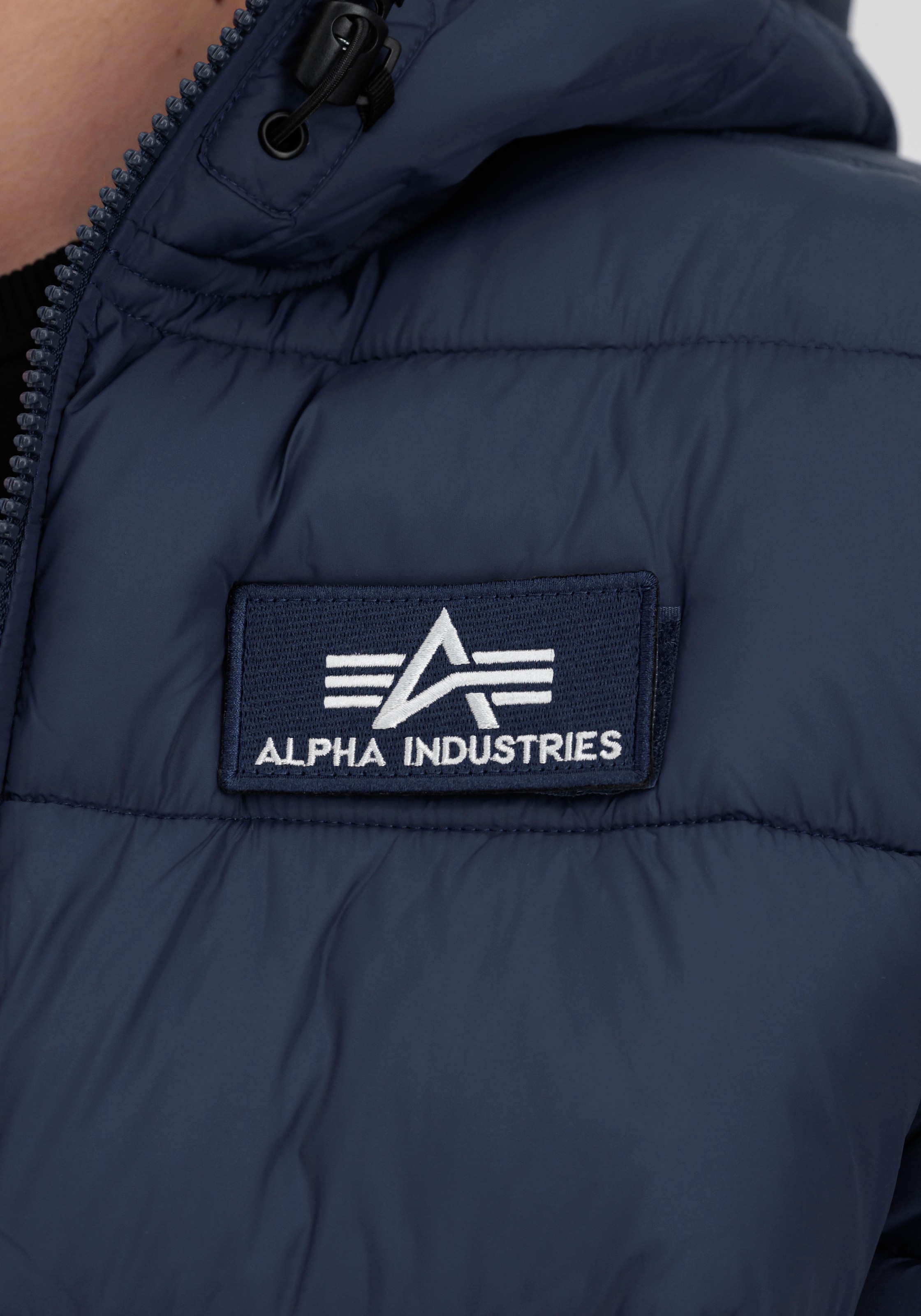 Alpha Industries Steppjacke »Hooded Puffer Alpha FD«, mit Kapuze