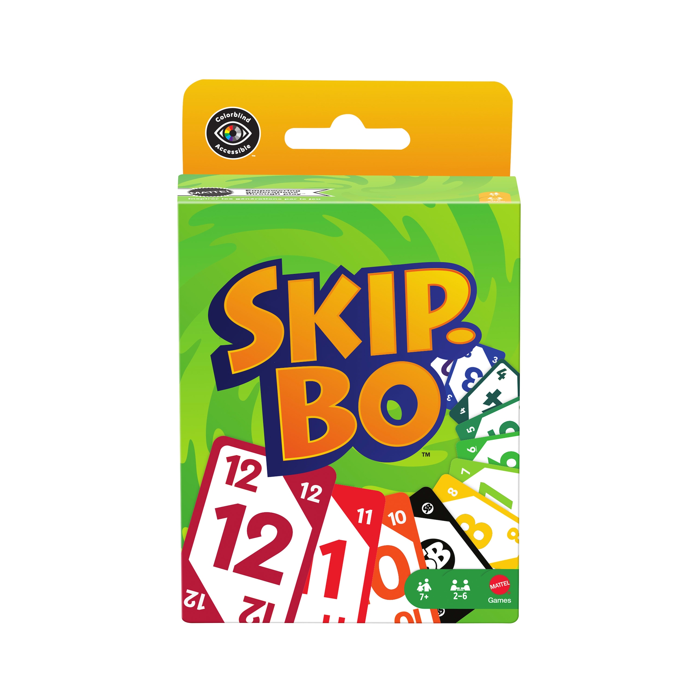 Mattel games Spiel »Skip-Bo« für Farbblinde geeignet