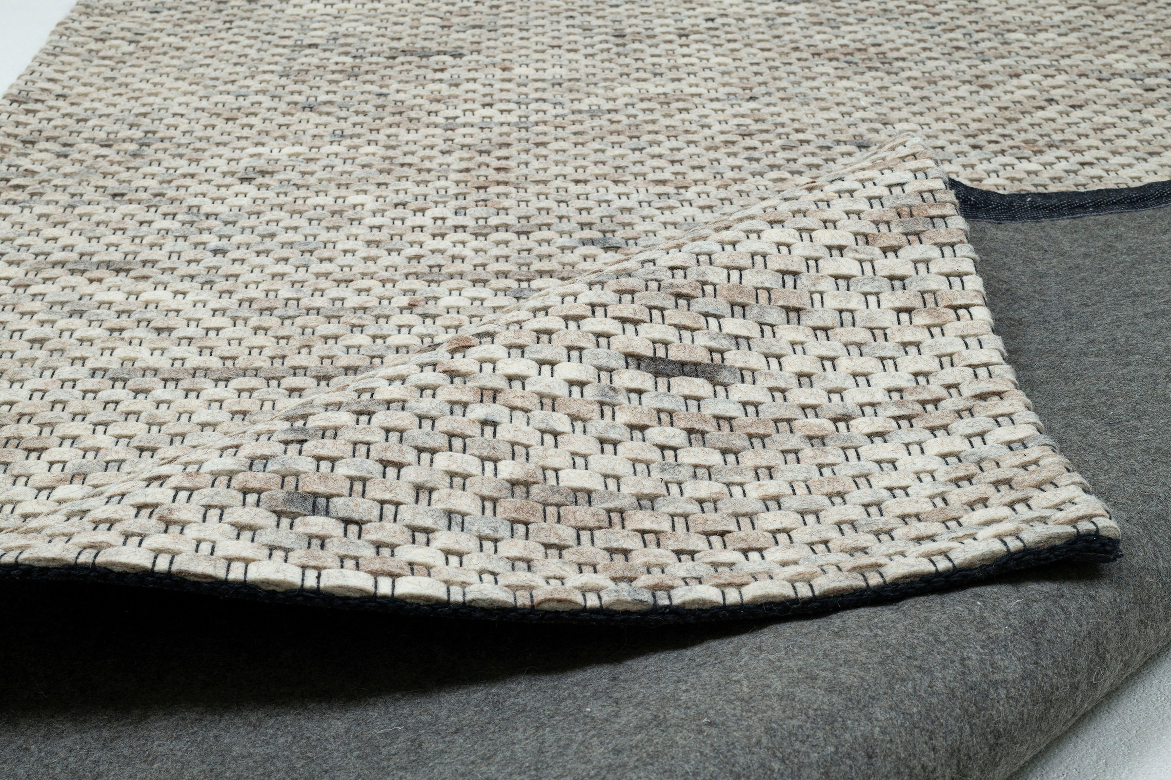 THEKO Wollteppich »Tauern«, rechteckig, 10 mm Höhe, Handweb Teppich, reine Wolle, handgewebt