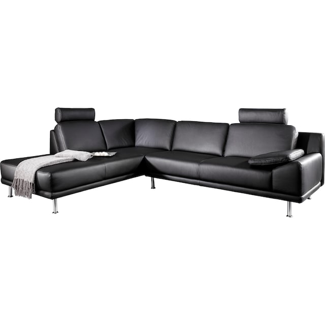 PLACES OF STYLE Ecksofa »Lisa928«, mit Chrom Füßen kaufen | BAUR