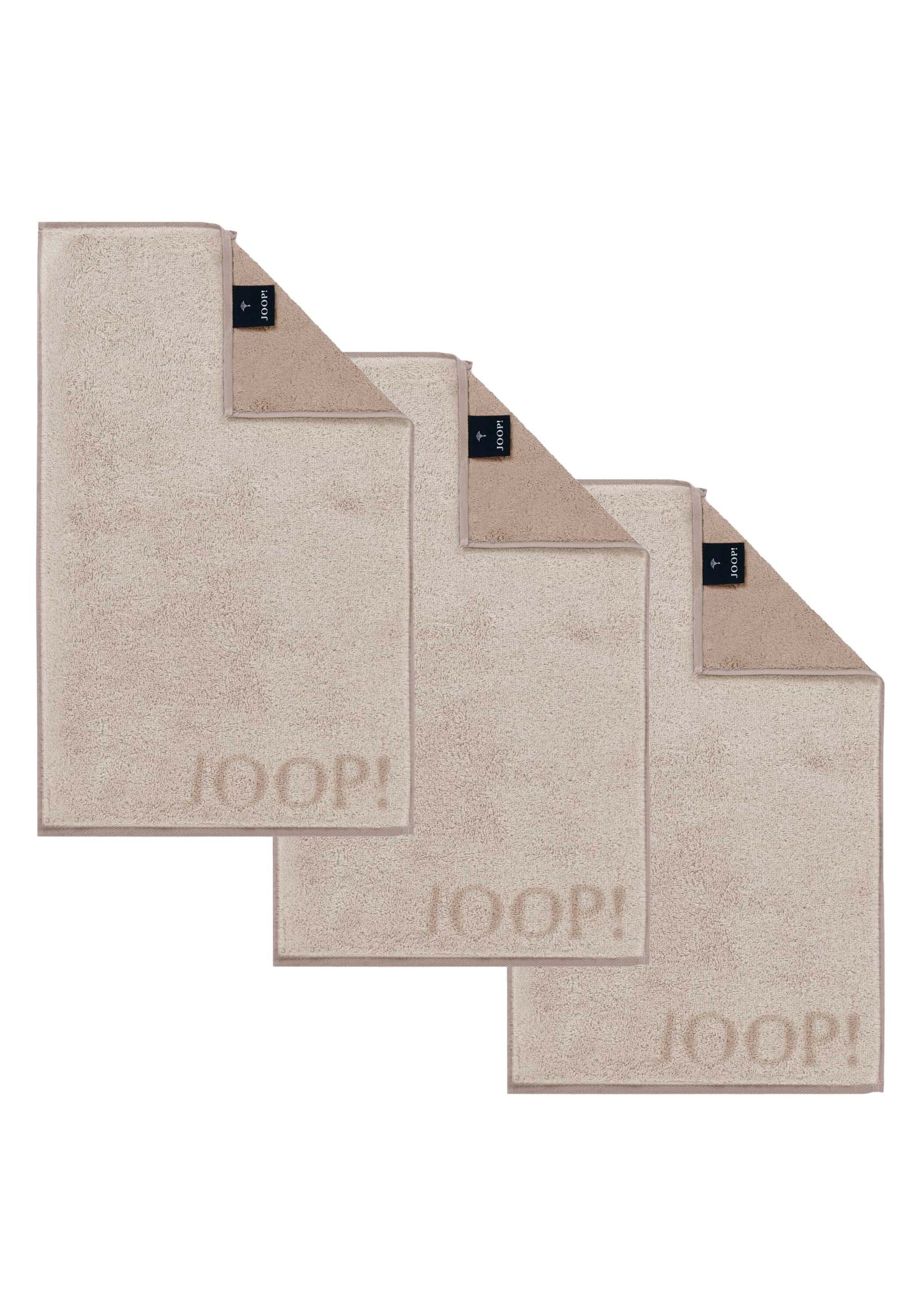 Gästehandtuch JOOP, B:30cmcreme, Obermaterial: 100% Baumwolle CO., Handtücher, "Gästetuch J Joop Contour 3er Pack"