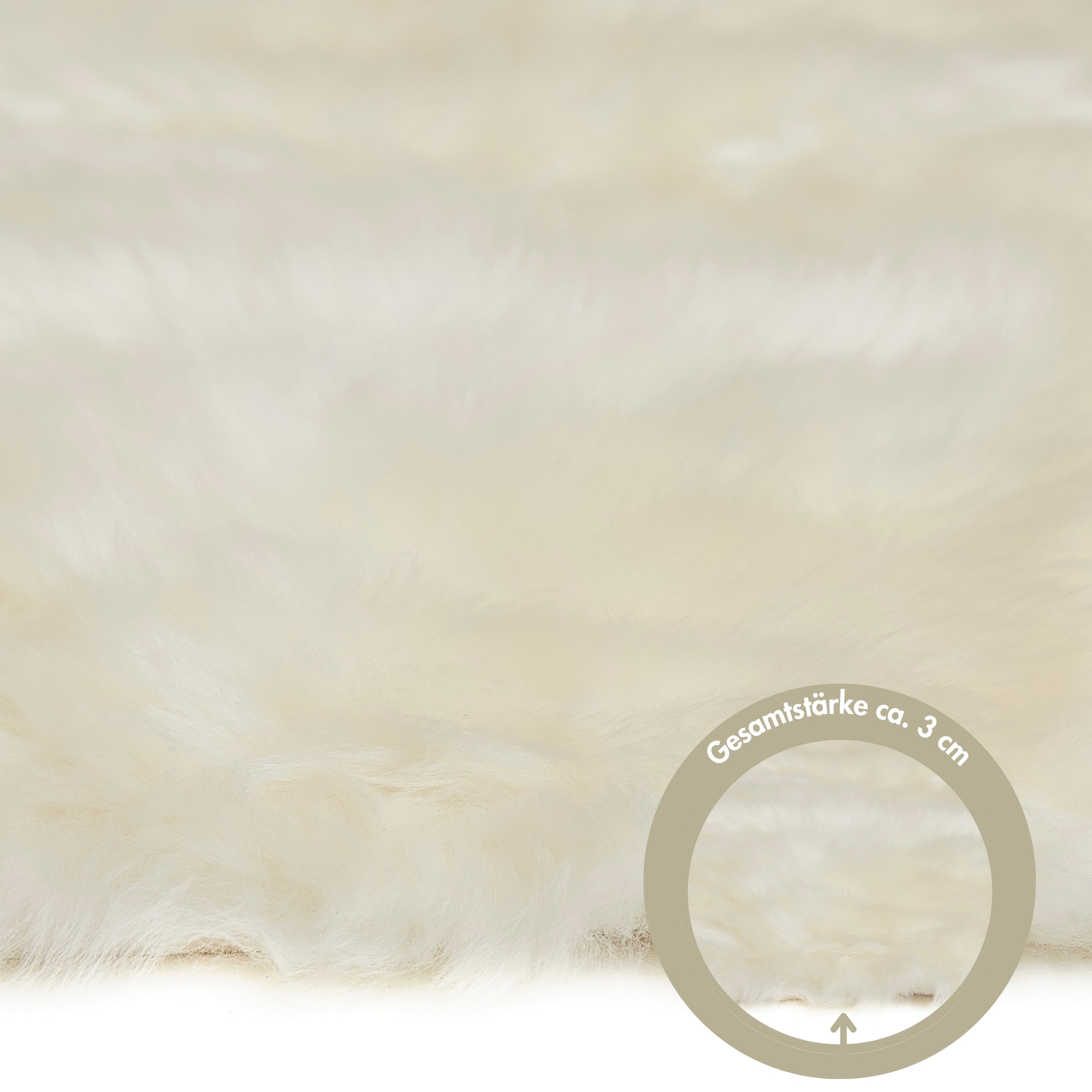LUXOR living Fellteppich »Schaffell - Kurzfell« fellförmig 30 mm Höhe echtes Schaffell, weich & flauschig,