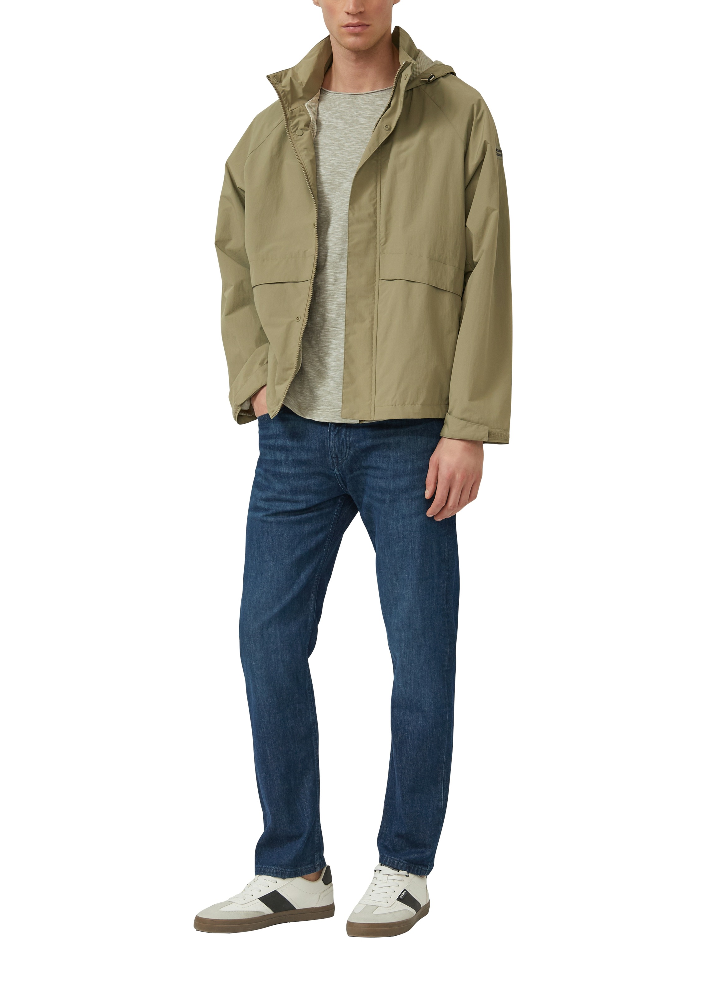 s.Oliver Kurzarmshirt Sommershirt meliert, mit Brusttasche günstig online kaufen