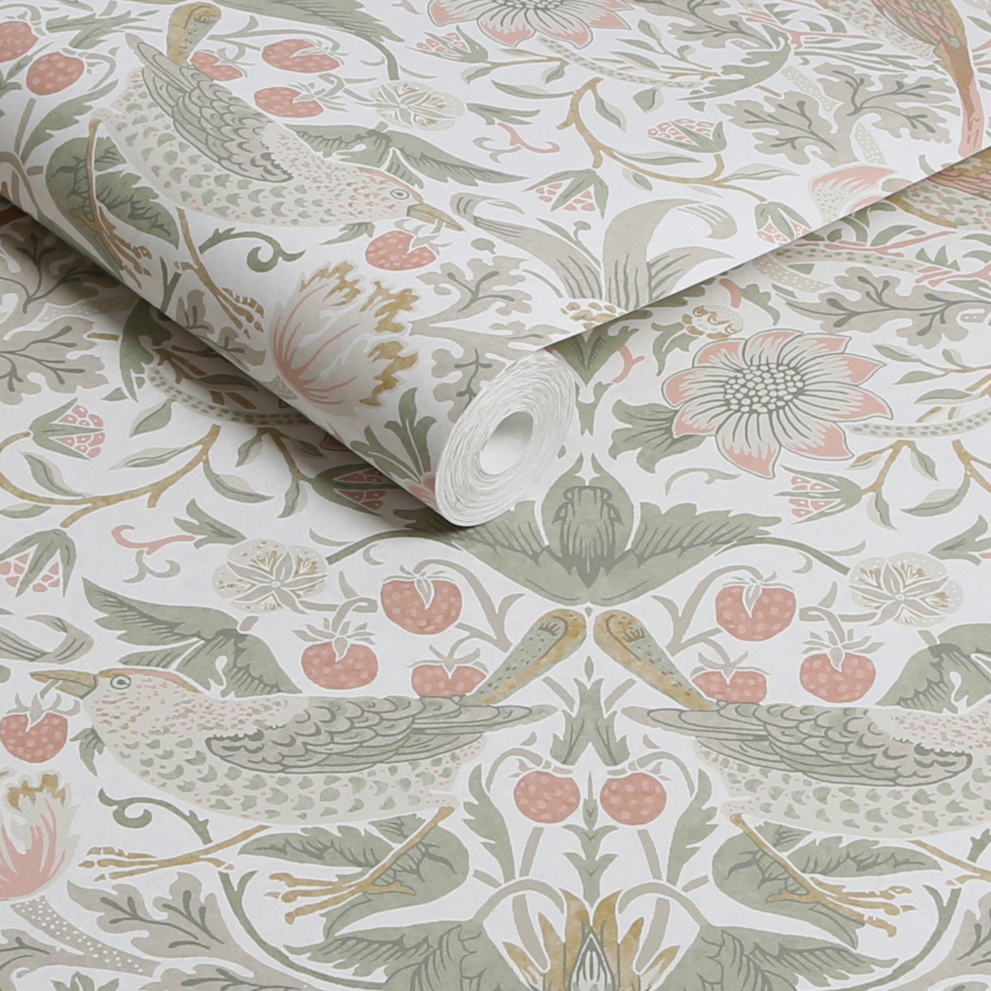 WILLIAM MORRIS AT HOME Vliestapete »Strawberry Thief«, Retro, Design Tapeten