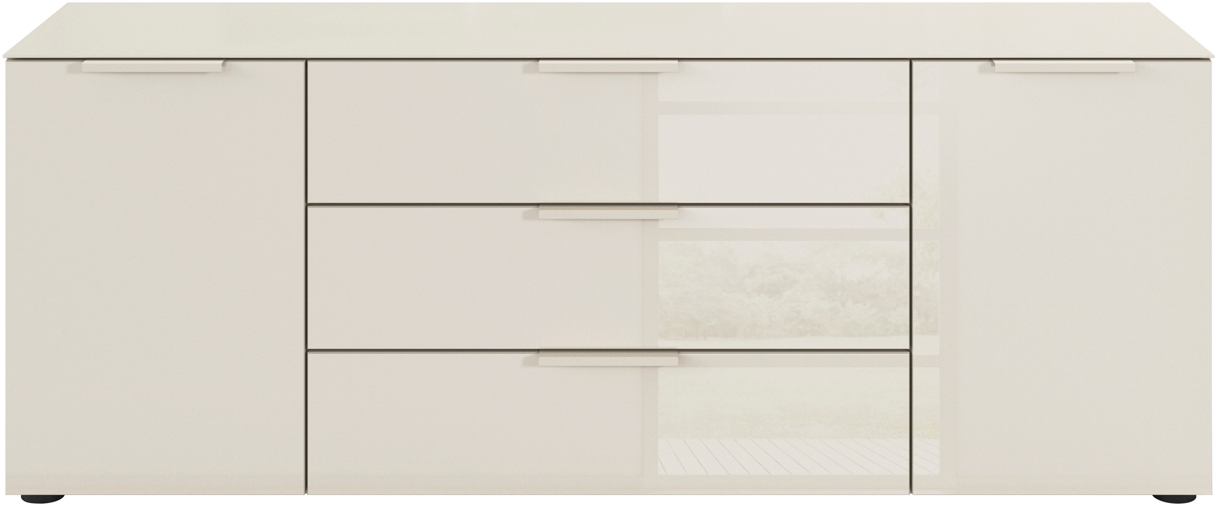 rauch Kombikommode "Kommode Türkommode Sideboard Kombikommode FLIPP mit Gla günstig online kaufen