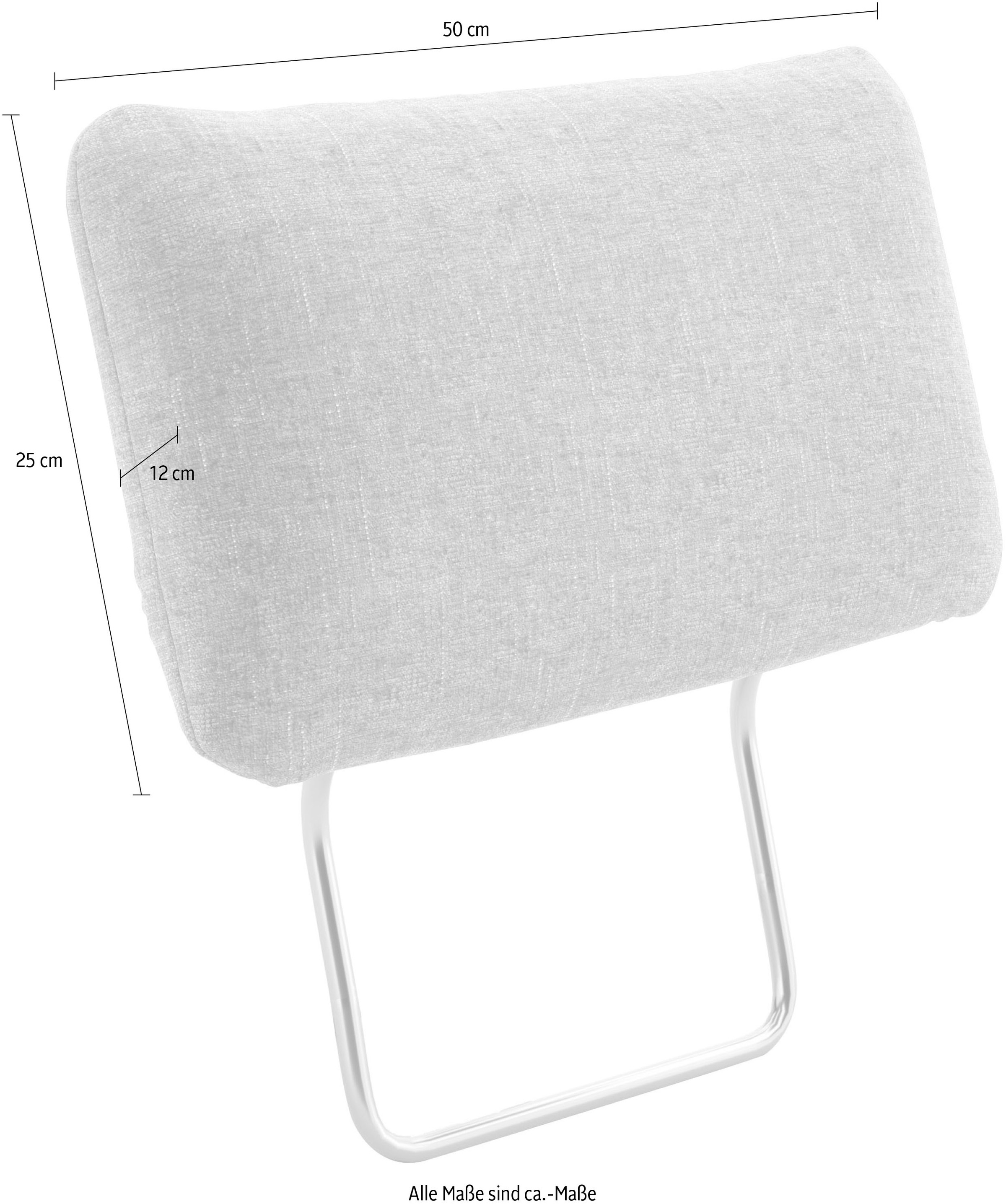 sit&more Kopfstütze »Moreno, B: 50 cm« Set: 2 Stück, passend zur Serie