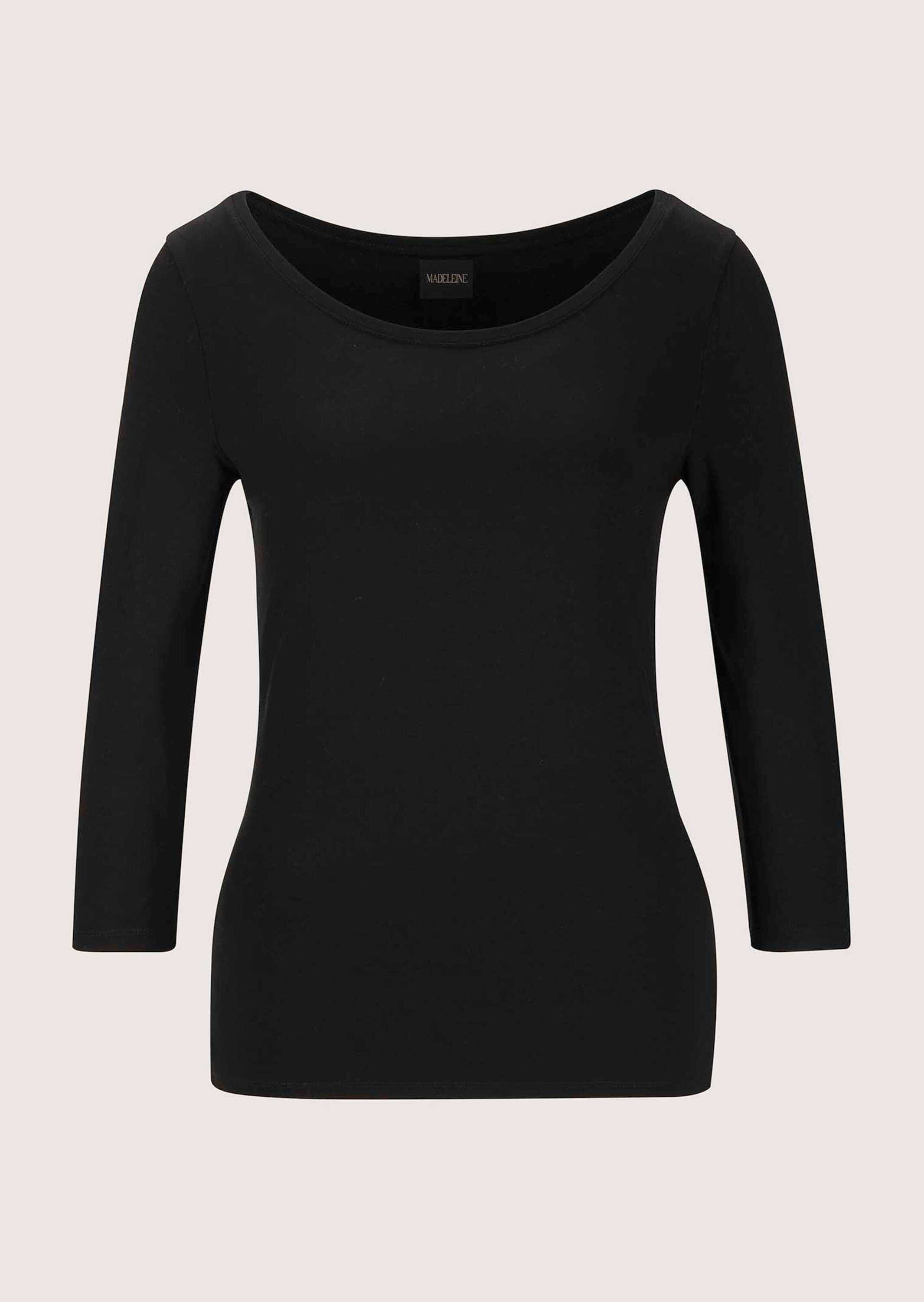 MADELEINE 3/4-Arm-Shirt "Blusenshirt Halbarm Viskose-Oberteil für Damen" günstig online kaufen