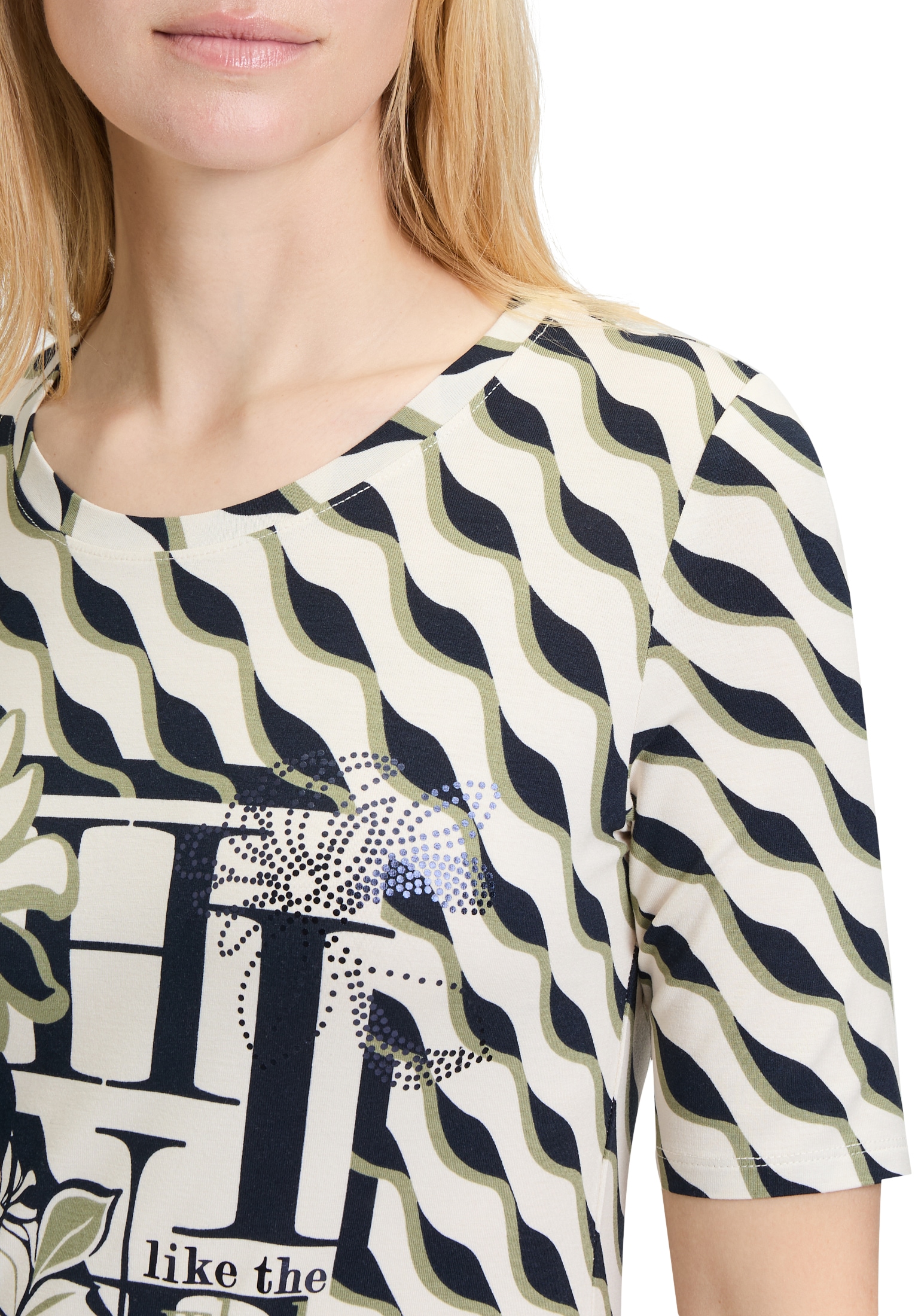 Betty Barclay Kurzarmshirt »Betty Barclay Basic Shirt mit Print«, (1 tlg.)