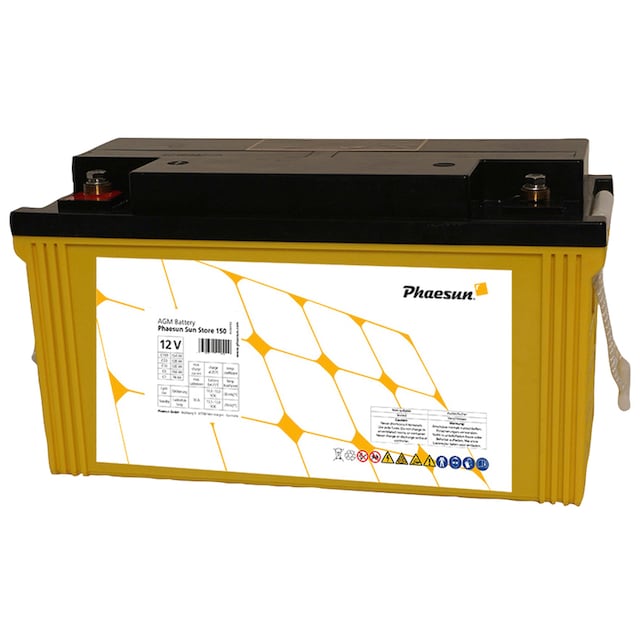 Phaesun Solarakkus »AGM Sun Store 150«, 12 V per Rechnung | BAUR