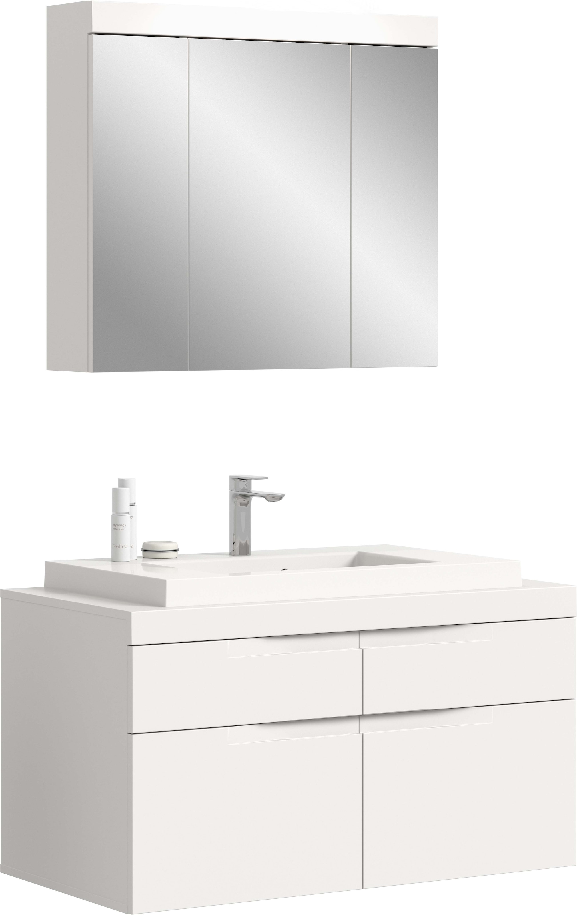 OTTO home Badmöbel-Set "MAOI, 2-teilige Badkombination, hochwertige MDF Front"