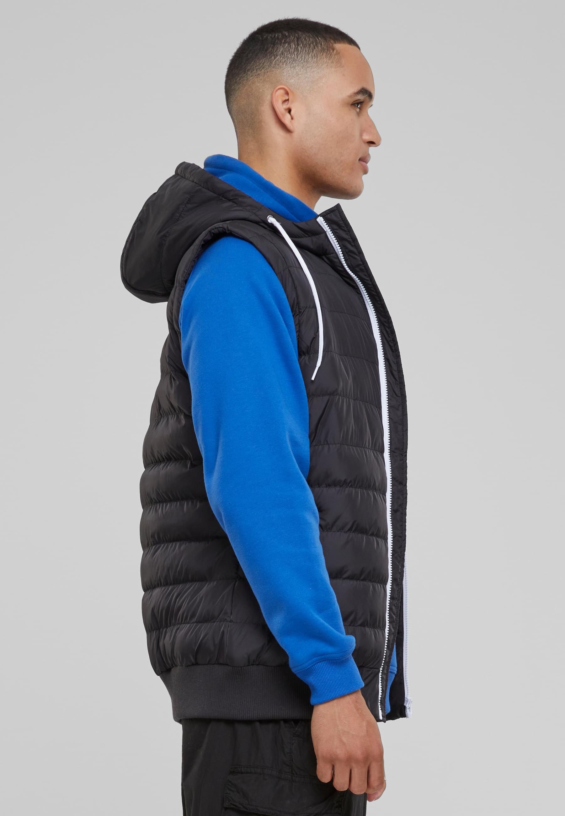 URBAN CLASSICS Jerseyweste »Urban Classics Herren Small Bubble Hooded Vest«, (1 tlg.)