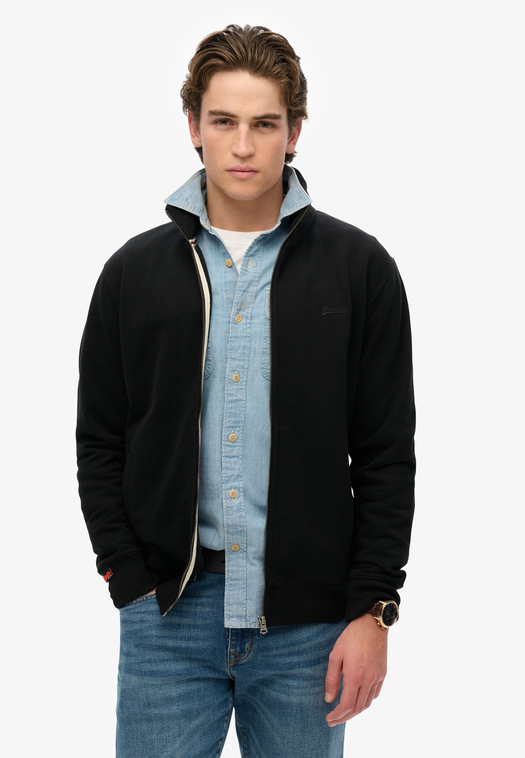 Superdry Sweatshirt "ESSENTIAL LOGO TRACK TOP" günstig online kaufen