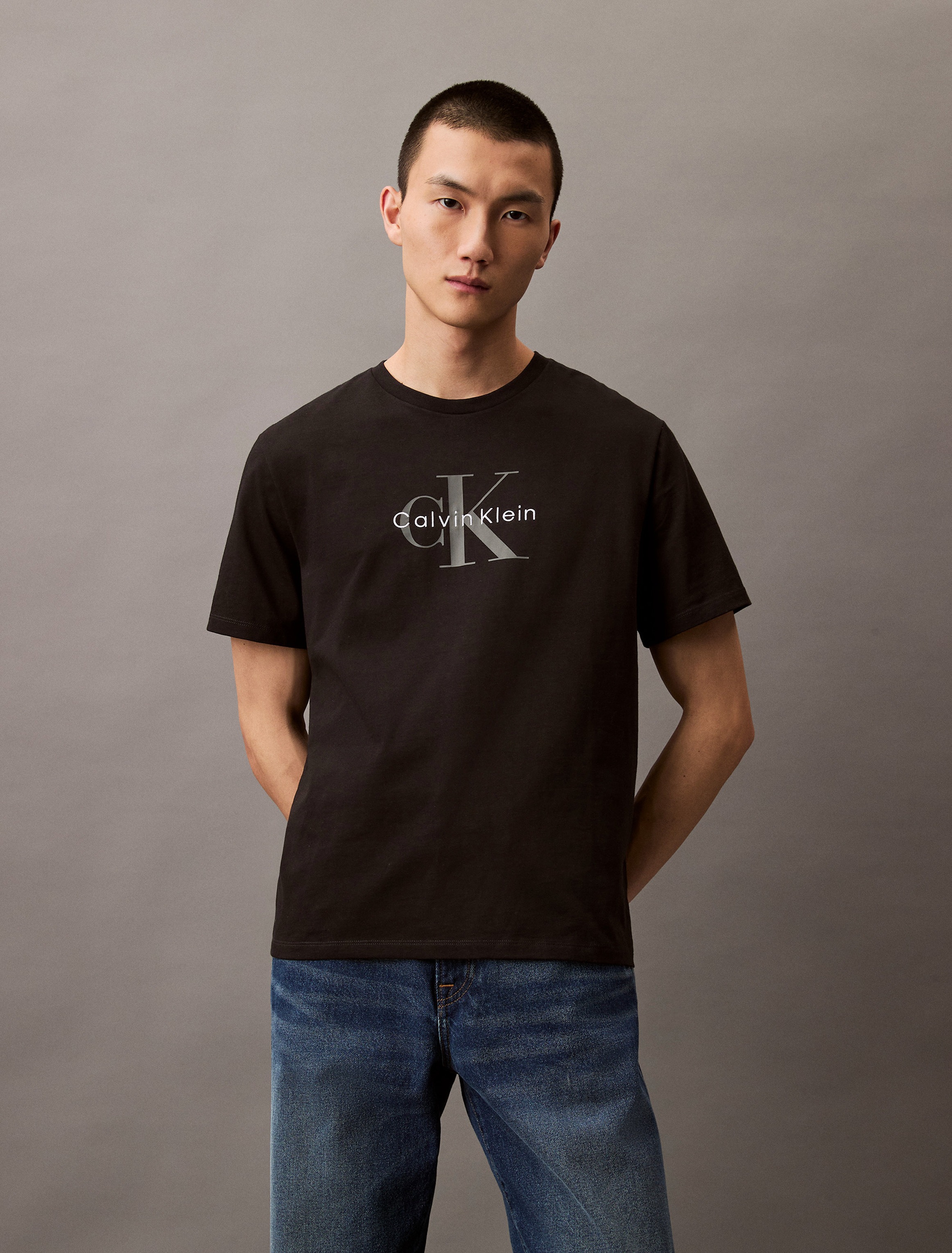Calvin Klein Jeans T-Shirt "SS Hero Monologo Tee 20s", Mit Rundhalsausschni günstig online kaufen