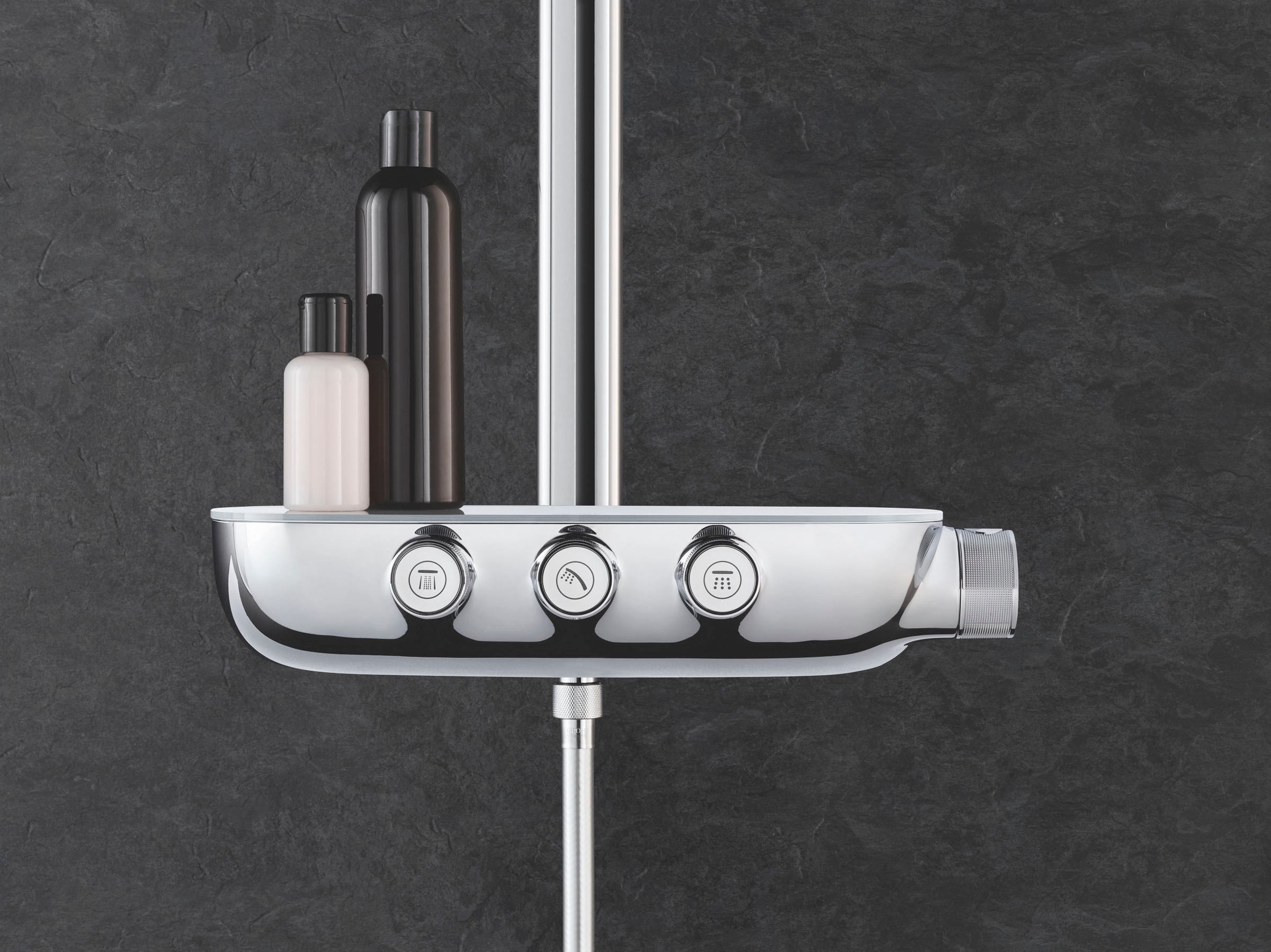 Grohe Duschsystem »Rainshower System SmartControl«, (Packung), mit langlebieger und scheinender Oberfläche