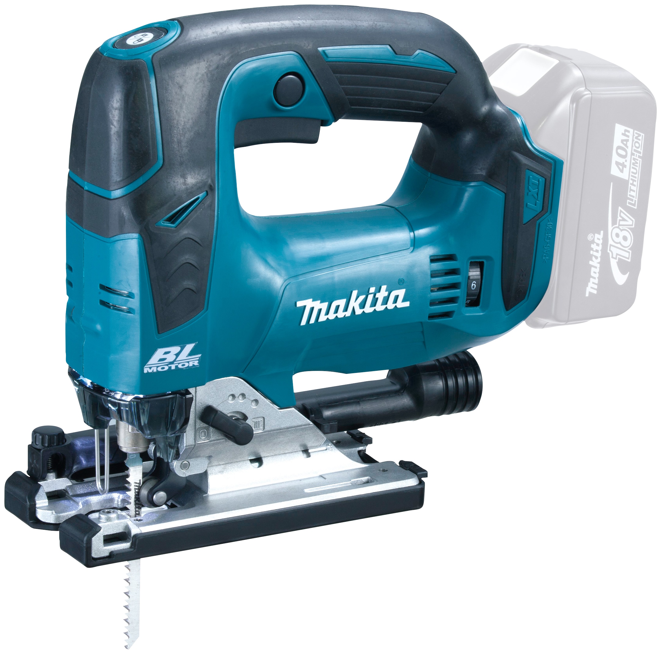 Makita Akku-Pendelhubstichsäge "DJV182Y1J / DJV182Z", 18 V, ohne Akku und Ladegerät