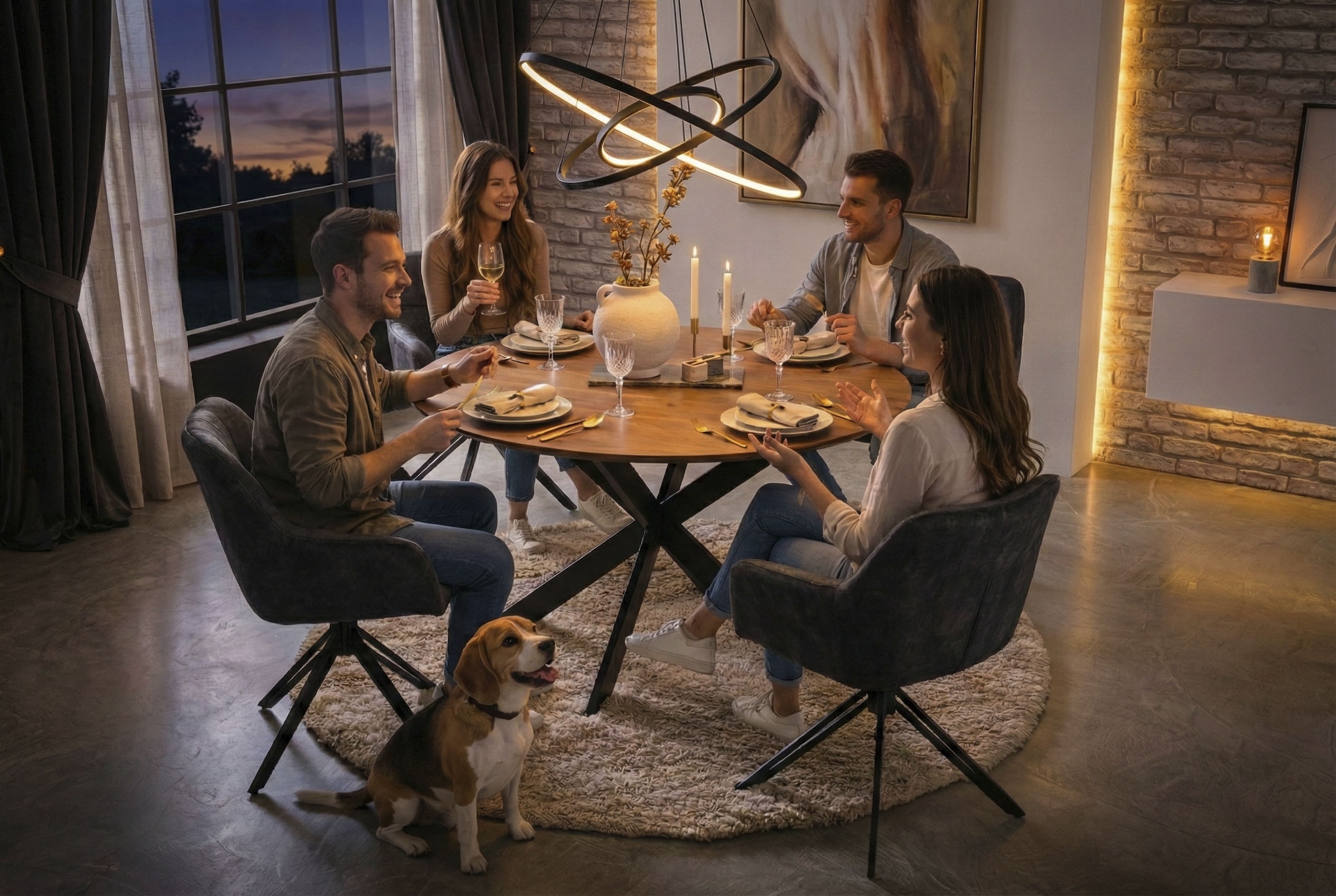 Home affaire Esstisch »Soho rund« tolle Optik
