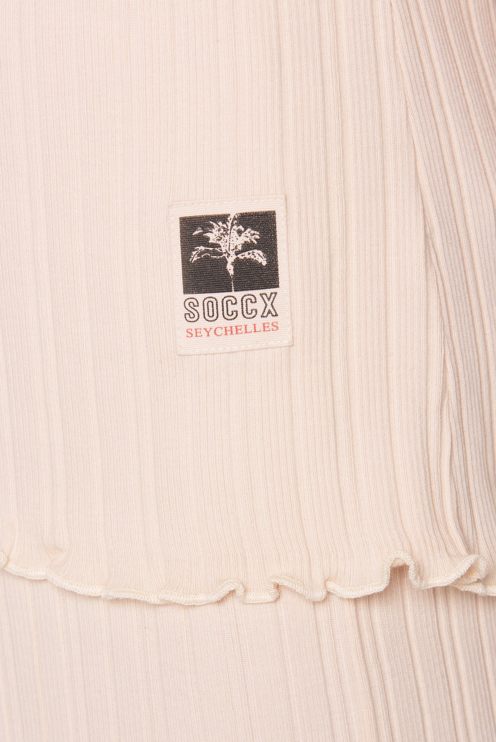 SOCCX V-Shirt, aus Baumwolle