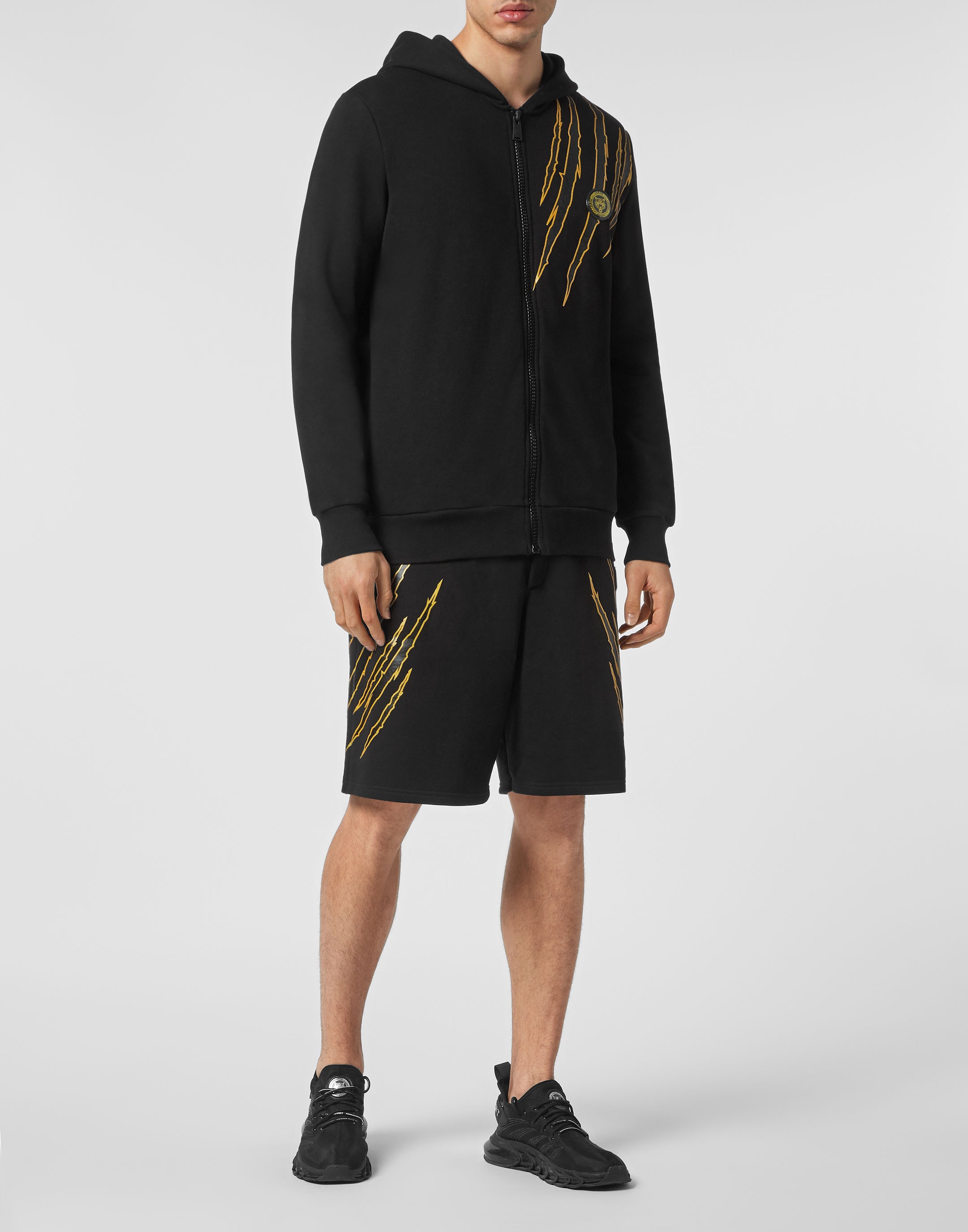 PLEIN SPORT Kapuzensweatjacke »Scratch«