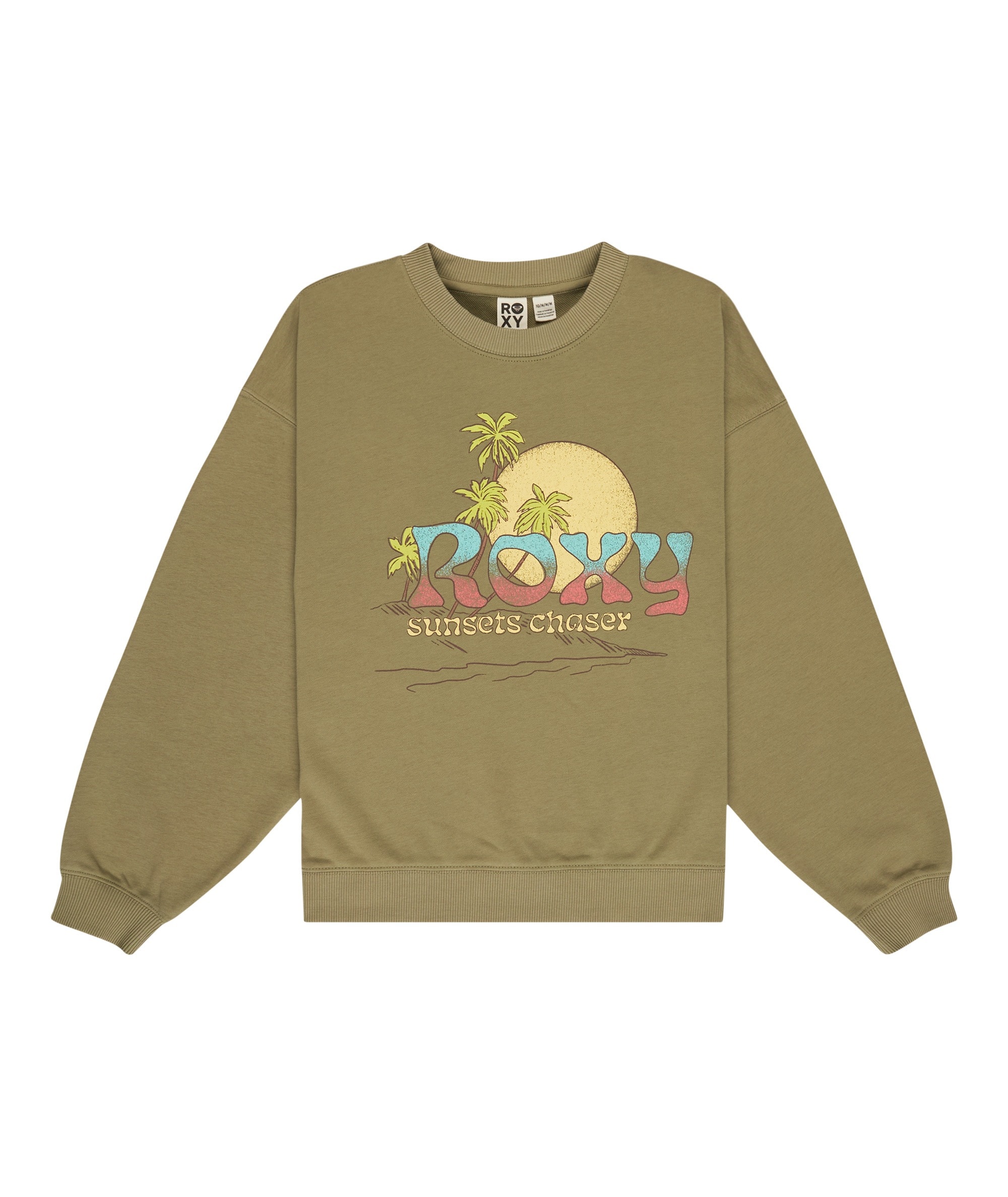 Roxy Sweatshirt "LINEUP CREW RG TERRY", aus Baumwolle und Polyester, sportlicher Stil, in den Größen 10 bis 16