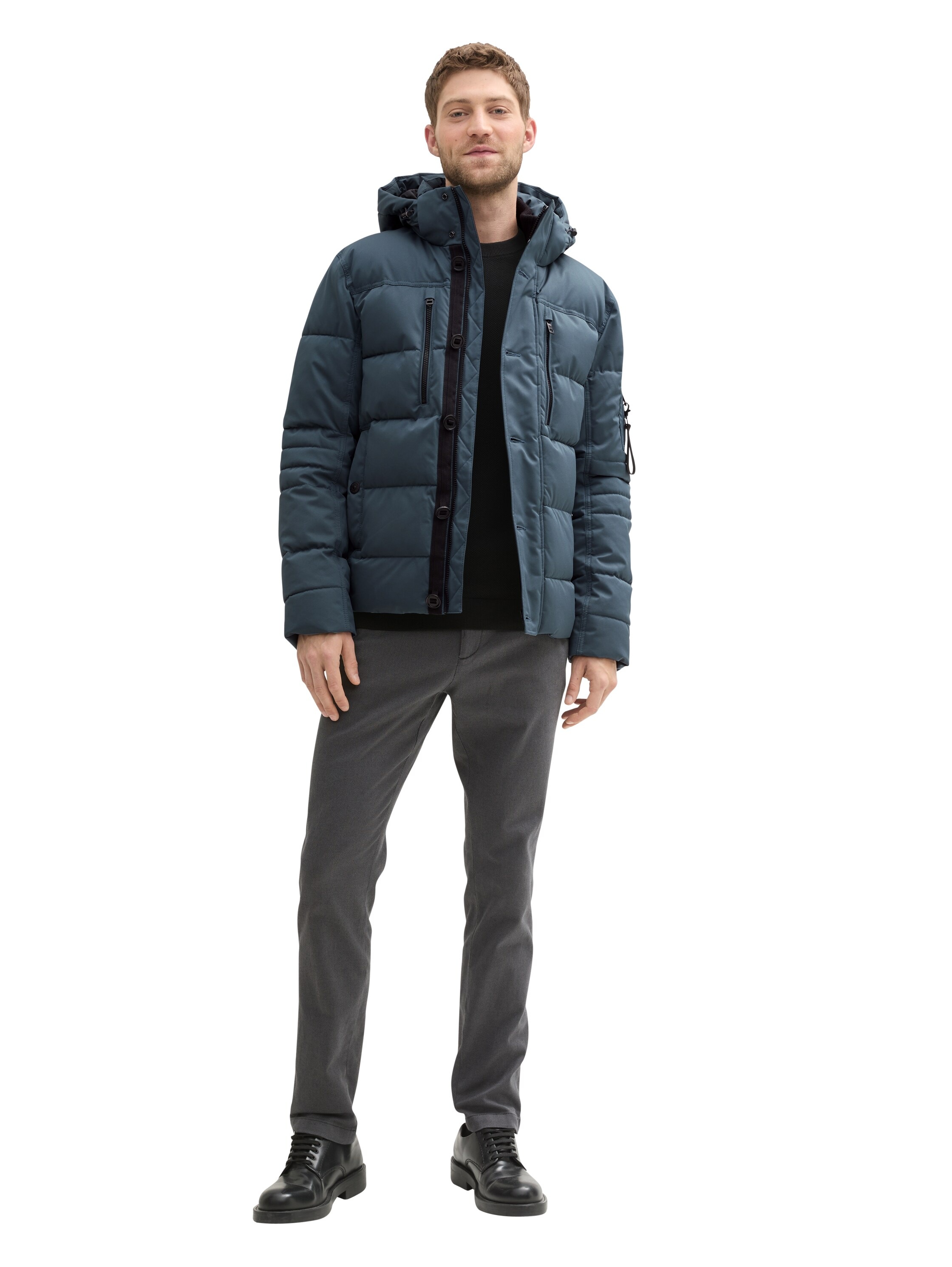 TOM TAILOR Steppjacke, mit Kapuze, mit Kapuze