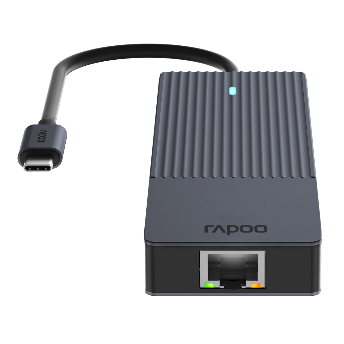 Rapoo USB-Adapter »UCM-2002 USB-C Multiport Adapter, 6in1, Grau«, USB-C zu HDMI-RJ-45 (Ethernet)-USB 3.0 Typ A, 18 cm
