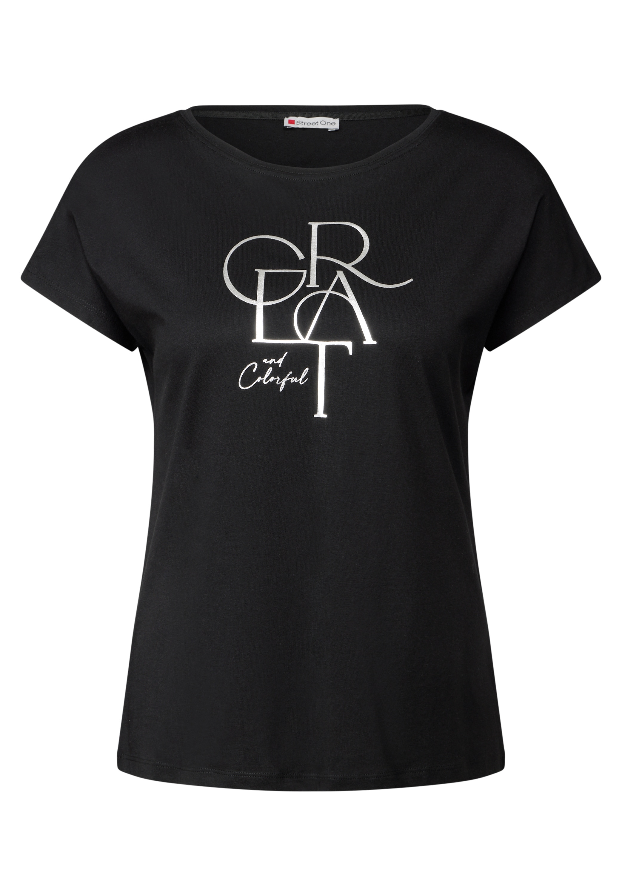 STREET ONE T-Shirt, im soften Baumwoll-Mix