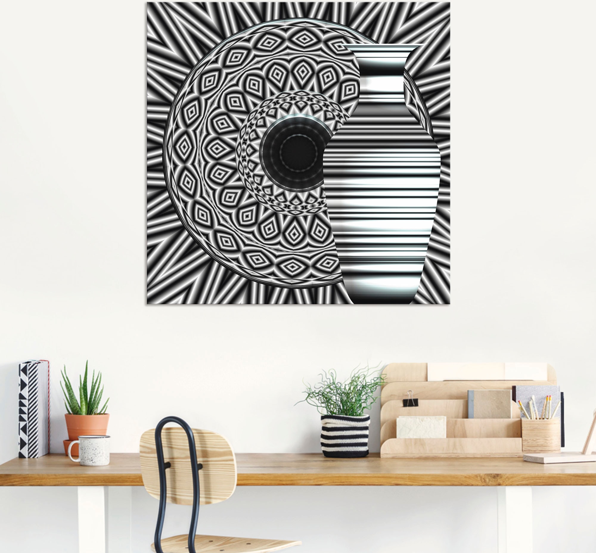 Artland Wandbild »Tajine und Karaffe«, Muster, (1 St.), als Alubild, Outdoorbild, Leinwandbild in verschied. Größen