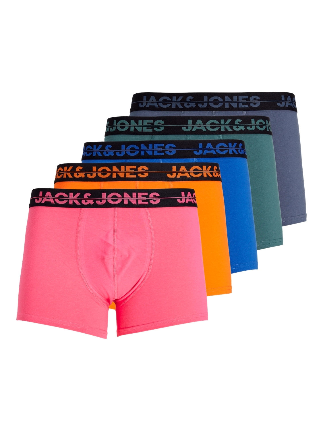 Boxershorts »JACSETH SOLID TRUNKS 5 PACK«, (Packung, 5 St.)