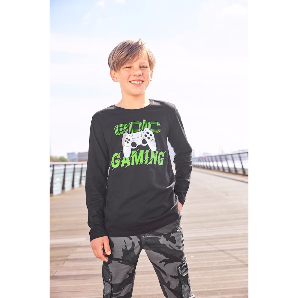 KIDSWORLD Langarmshirt »EPIC GAMING«