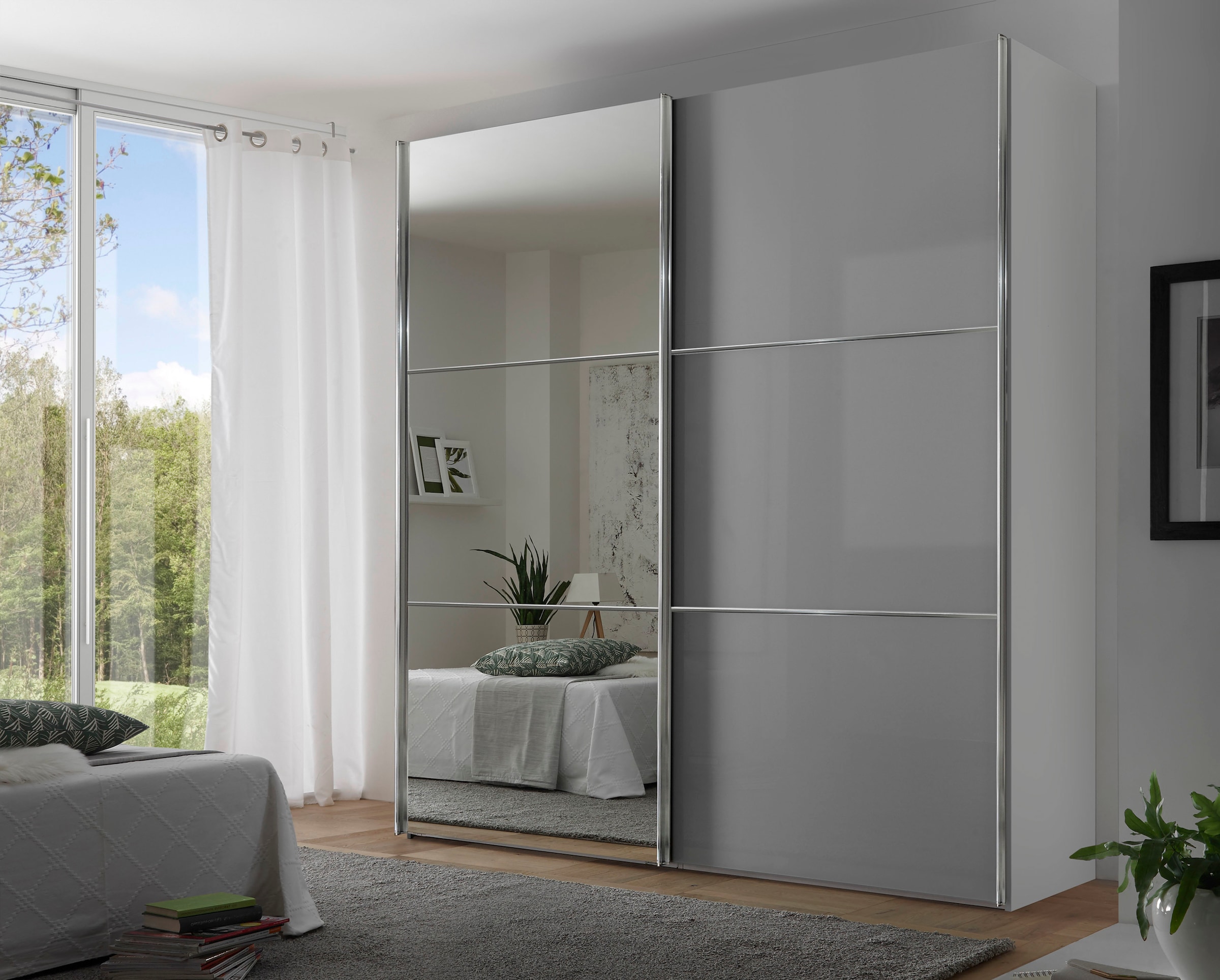 STAUD Schwebetürenschrank "Includo Glas, Made in Germany" günstig online kaufen