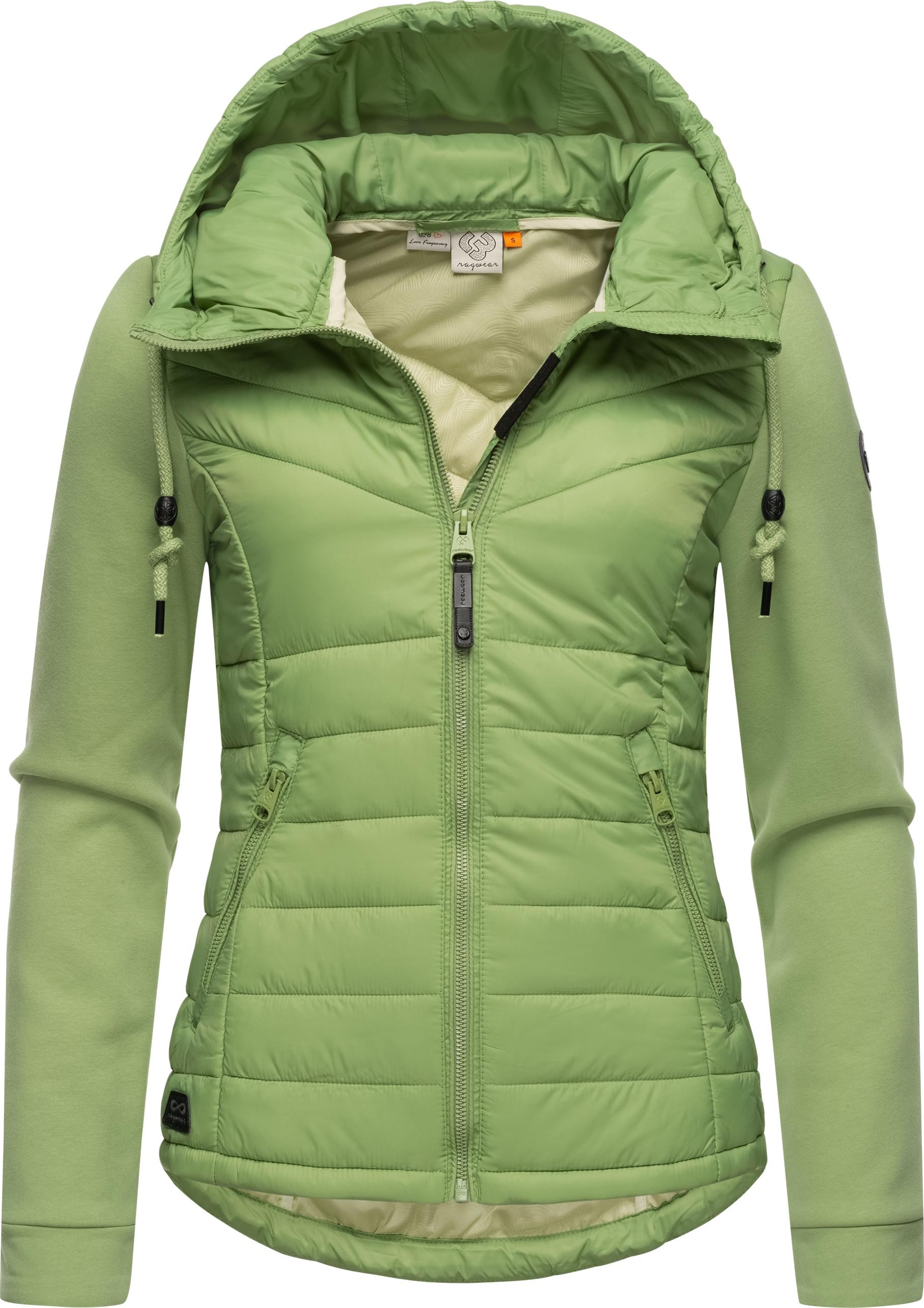 Ragwear Outdoorjacke "Lucinda", mit Kapuze, Steppjacke aus modernem Materialmix mit Kapuze