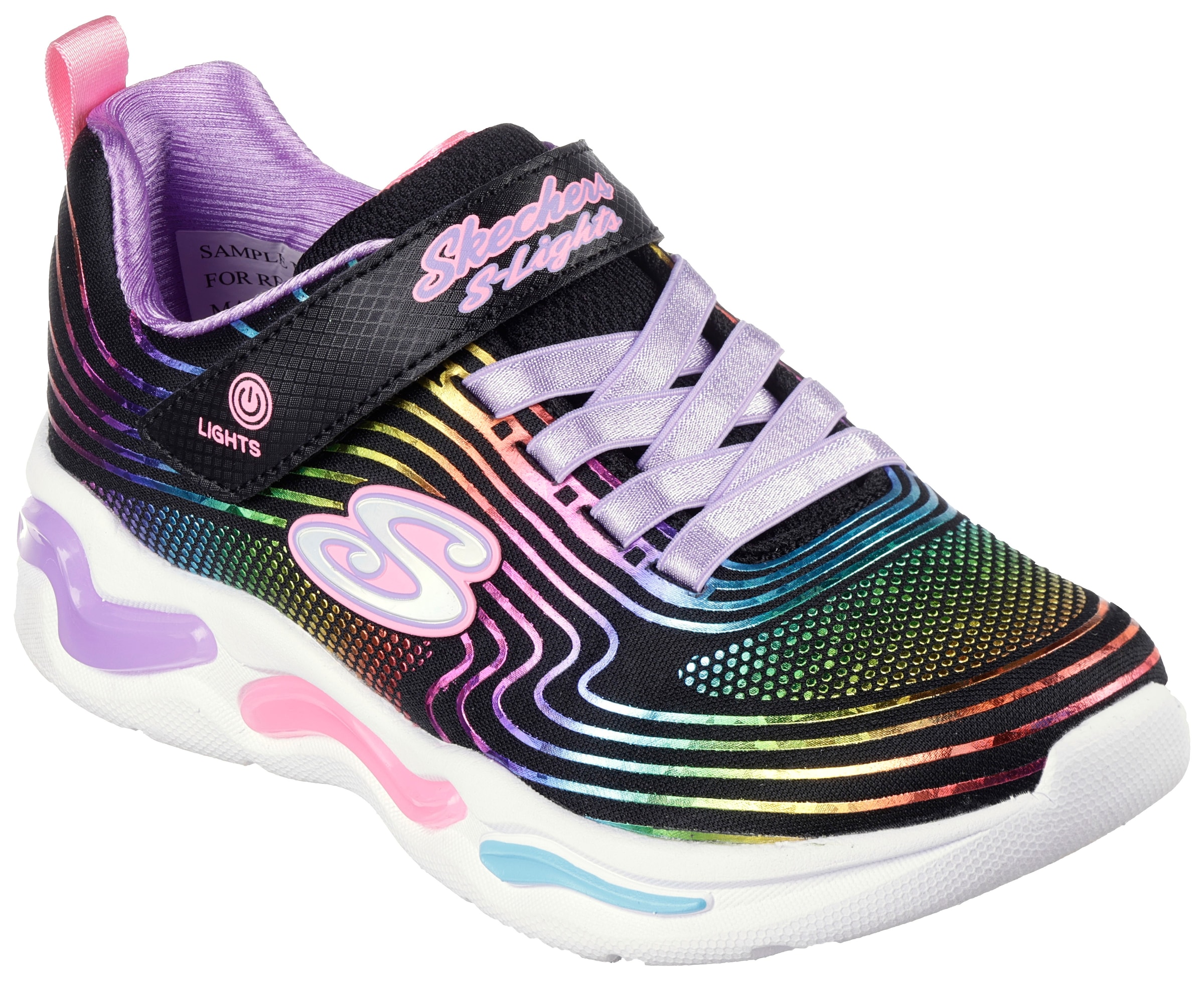 Sohle GIRLS«, | SKECHERS Kids mit leuchtender Sneaker »E Slip-On BAUR Skechers - kaufen