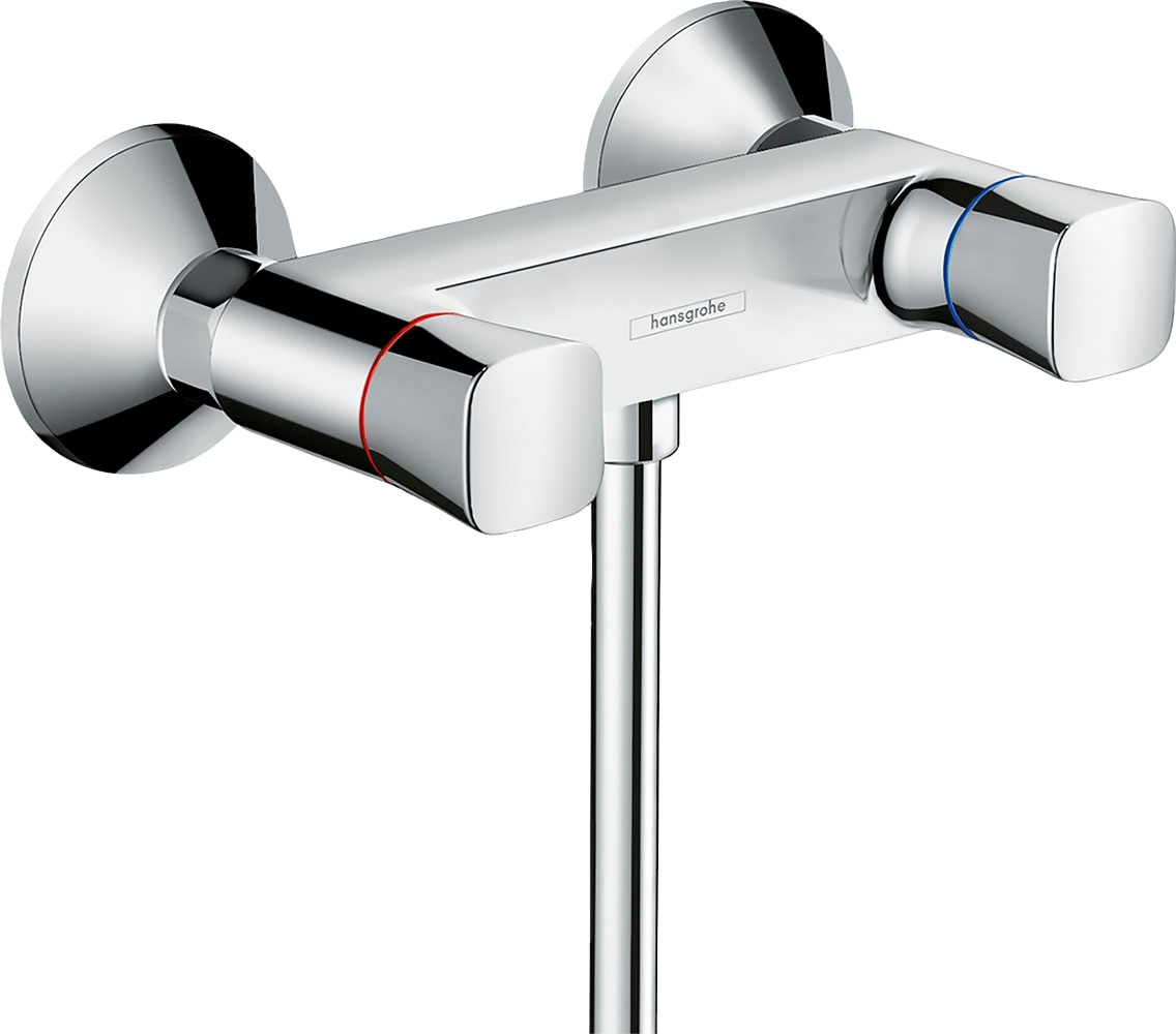 hansgrohe Duscharmatur "Logis", 2-Griff Aufputz, chrom