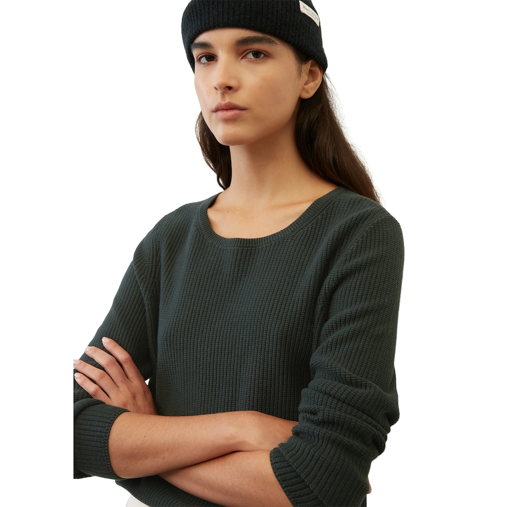 Marc O'Polo Strickpullover »mit feiner Reiskorn-Struktur«