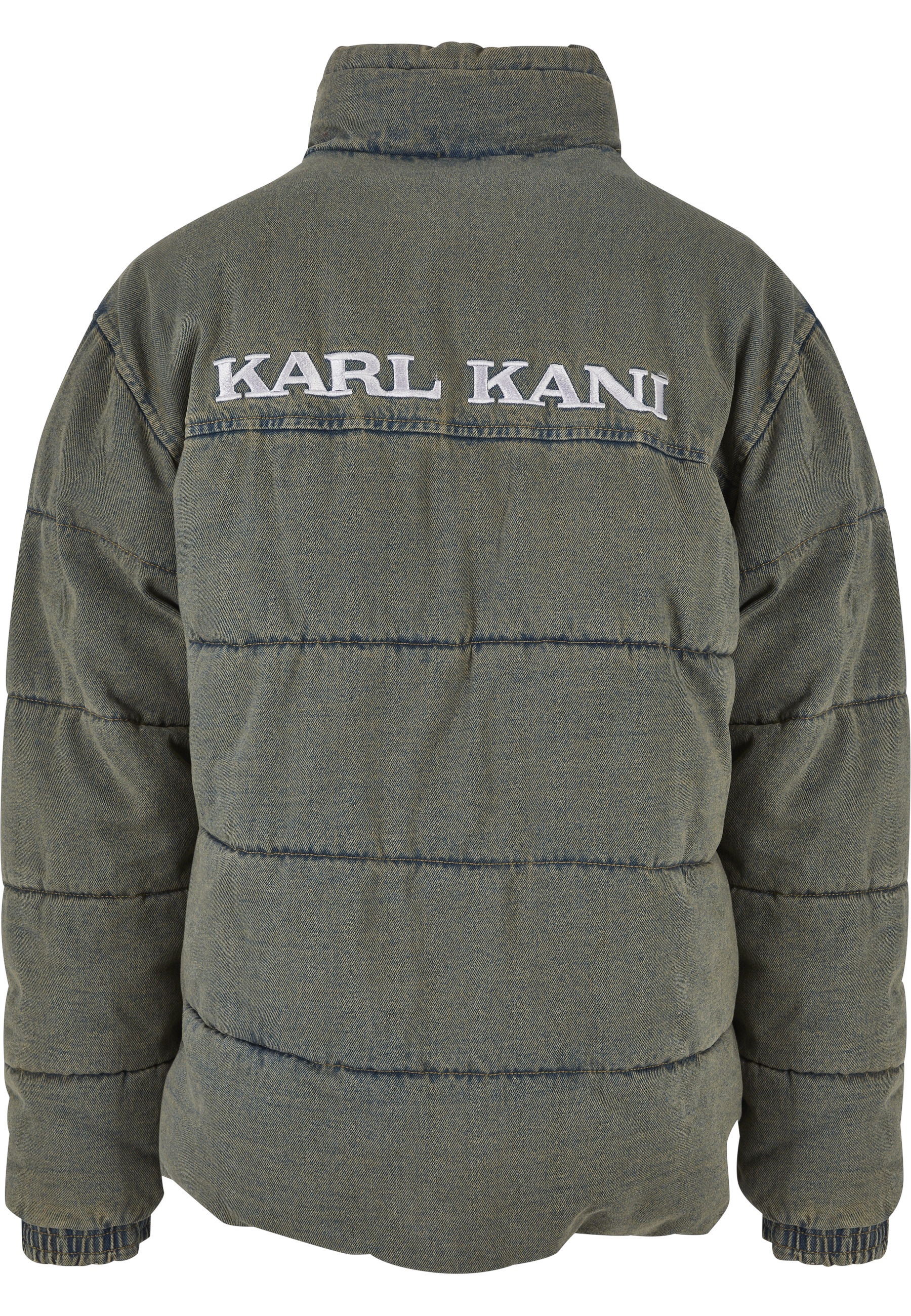 Karl Kani Winterjacke »Karl Kani Herren KM224-019-1 KK OG Denim Puffer Jacket« 1 Stk. tlg. ohne Kapuze