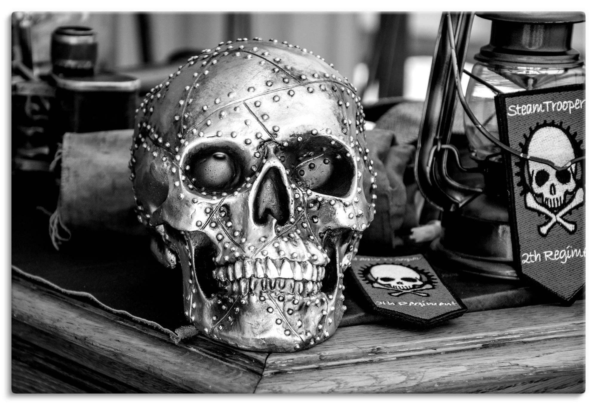 Artland Wandbild "Totenkopf" klassische Fantasie 1 Stk. tlg. als Leinwandbi günstig online kaufen