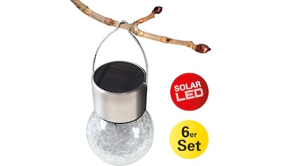 LED Solarleuchte »Crackle«, 1 flammig-flammig