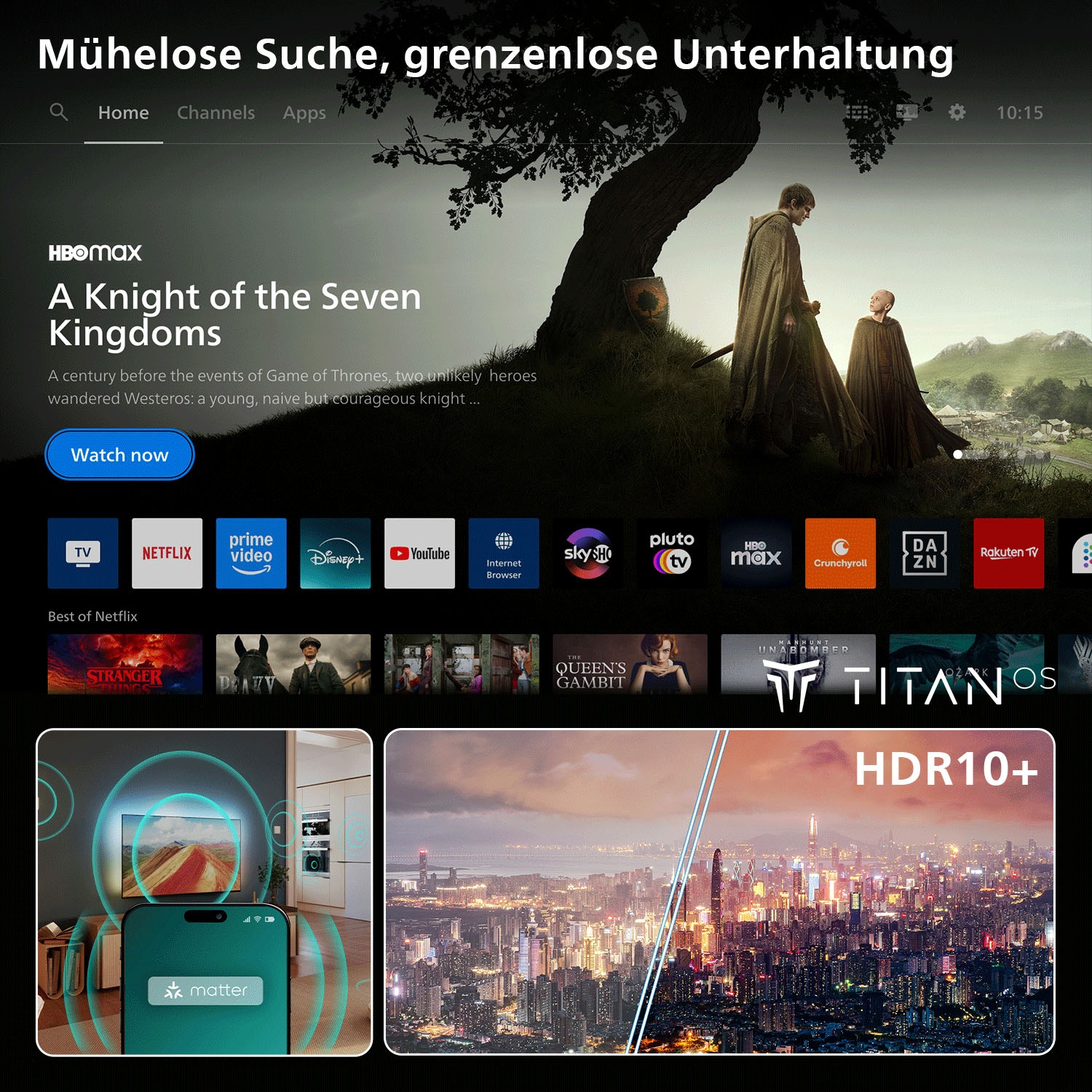 Philips LED-Fernseher »50PUS8001/12« 126 cm/50 ″ Smart-TV