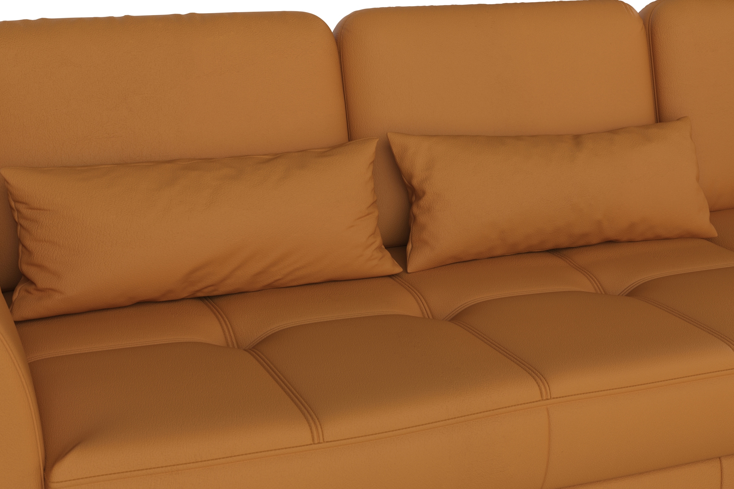 sit&more Ecksofa »Bendigo L-Form«, inklusive Sitztiefenverstellung, Bodenfreiheit 12 cm, in 2 Fußfarben