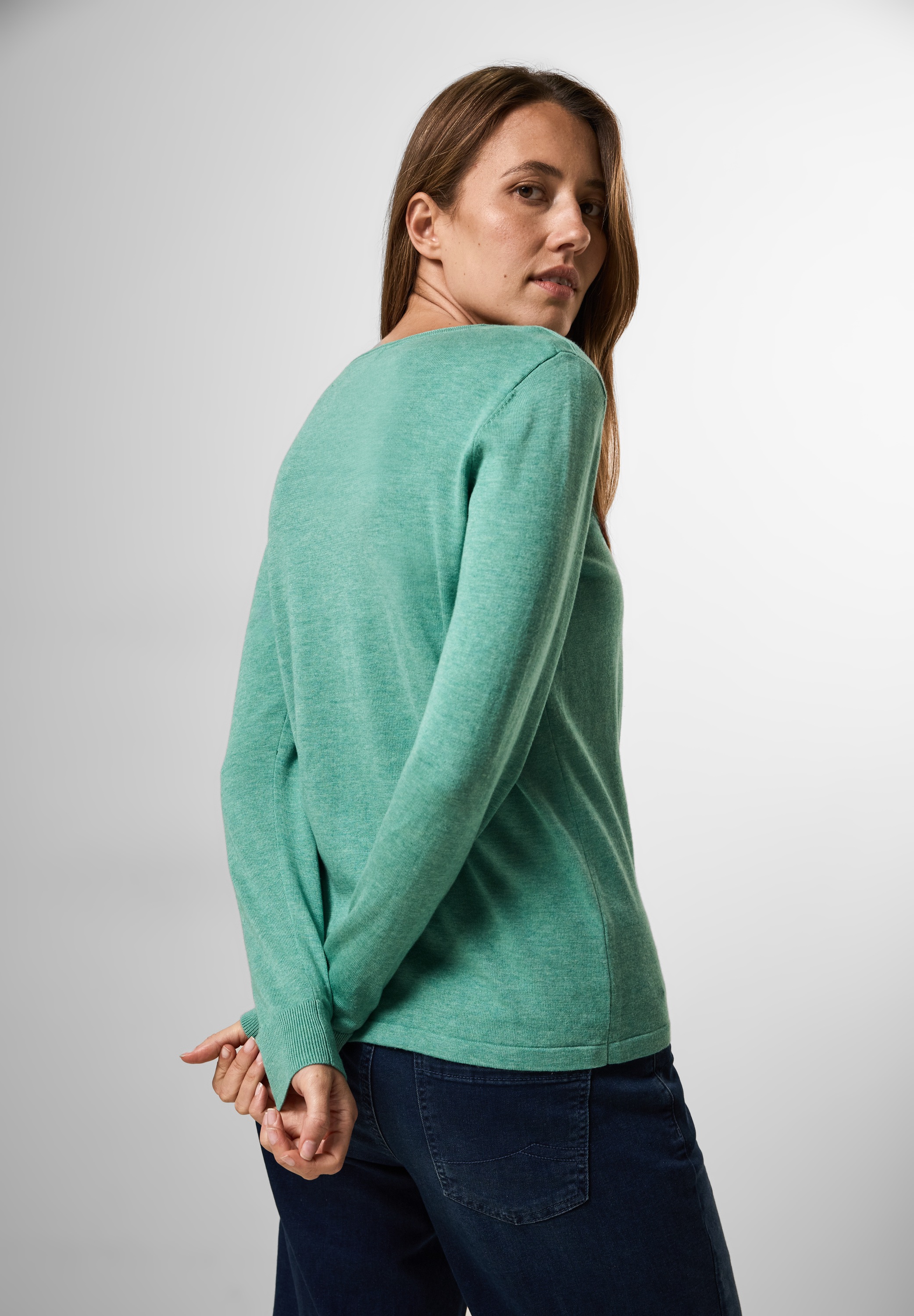 Cecil Strickpullover, mit Rundhalsausschnitt
