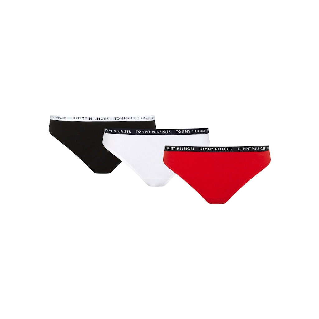 Tommy Hilfiger Underwear T-String, (3 St.), mit schmalem Logobündchen