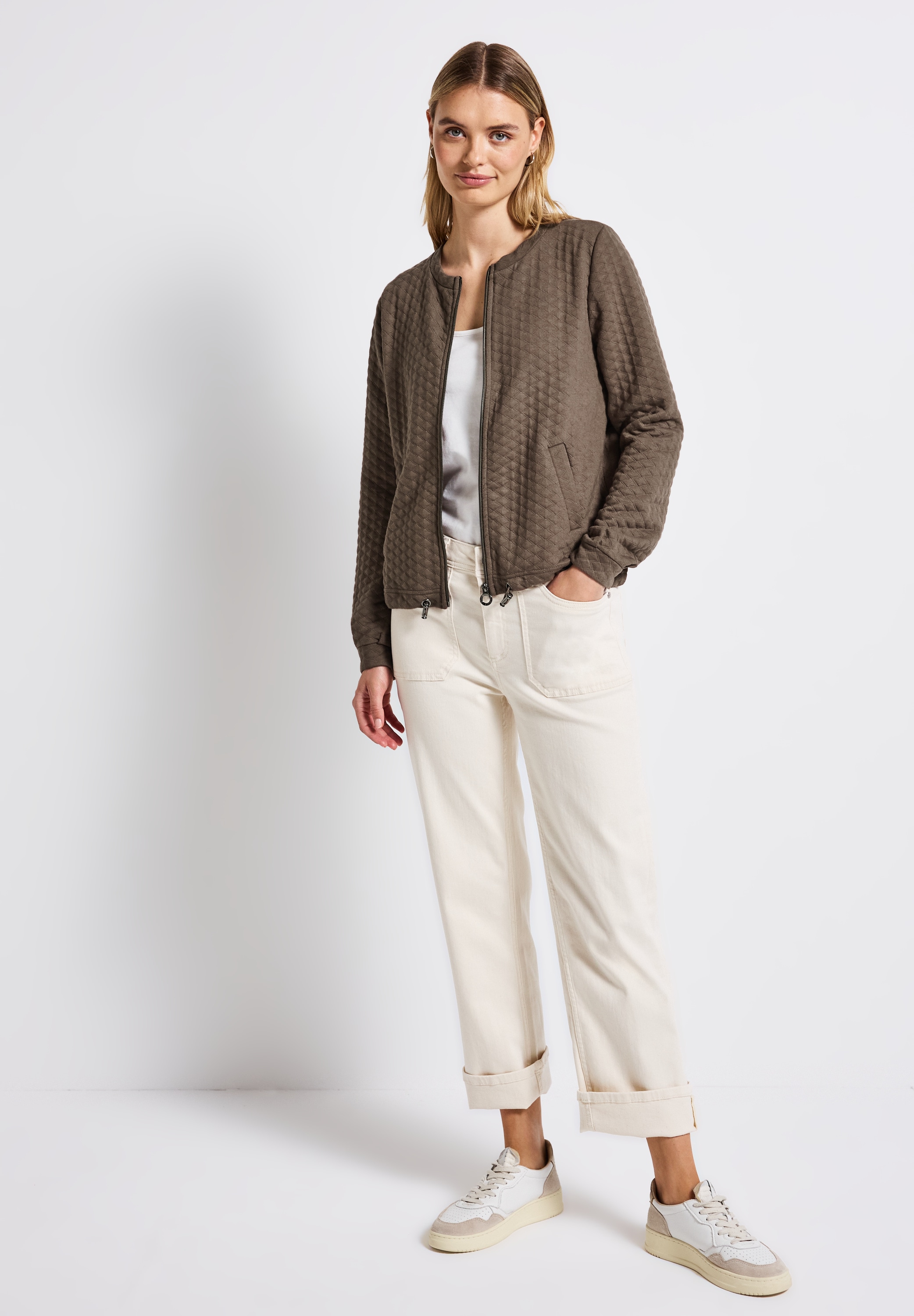 STREET ONE Cardigan, mit Struktur-Muster