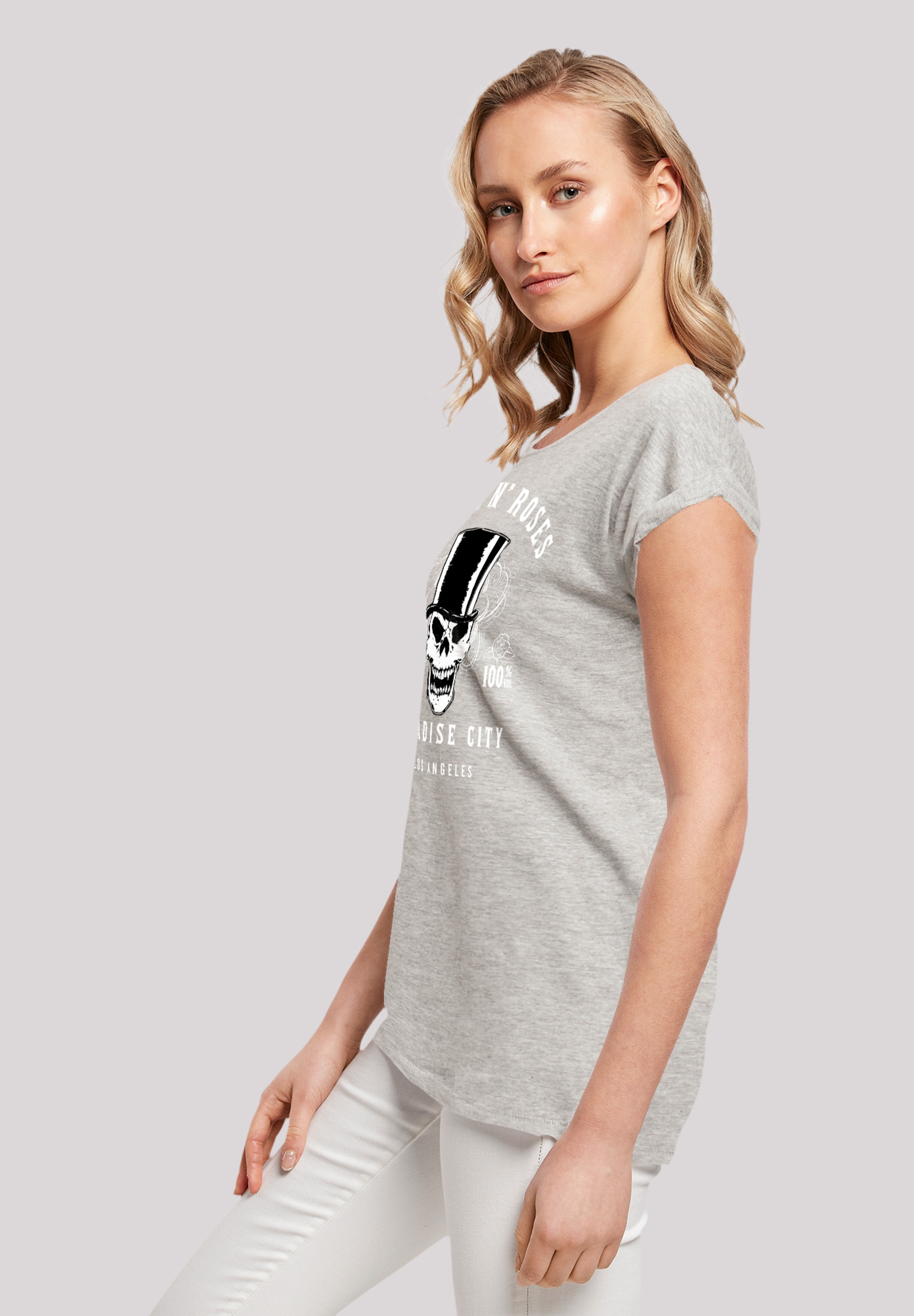 F4NT4STIC T-Shirt »Guns 'n' Roses Whiskey Label Rock Band«, Premium Qualität