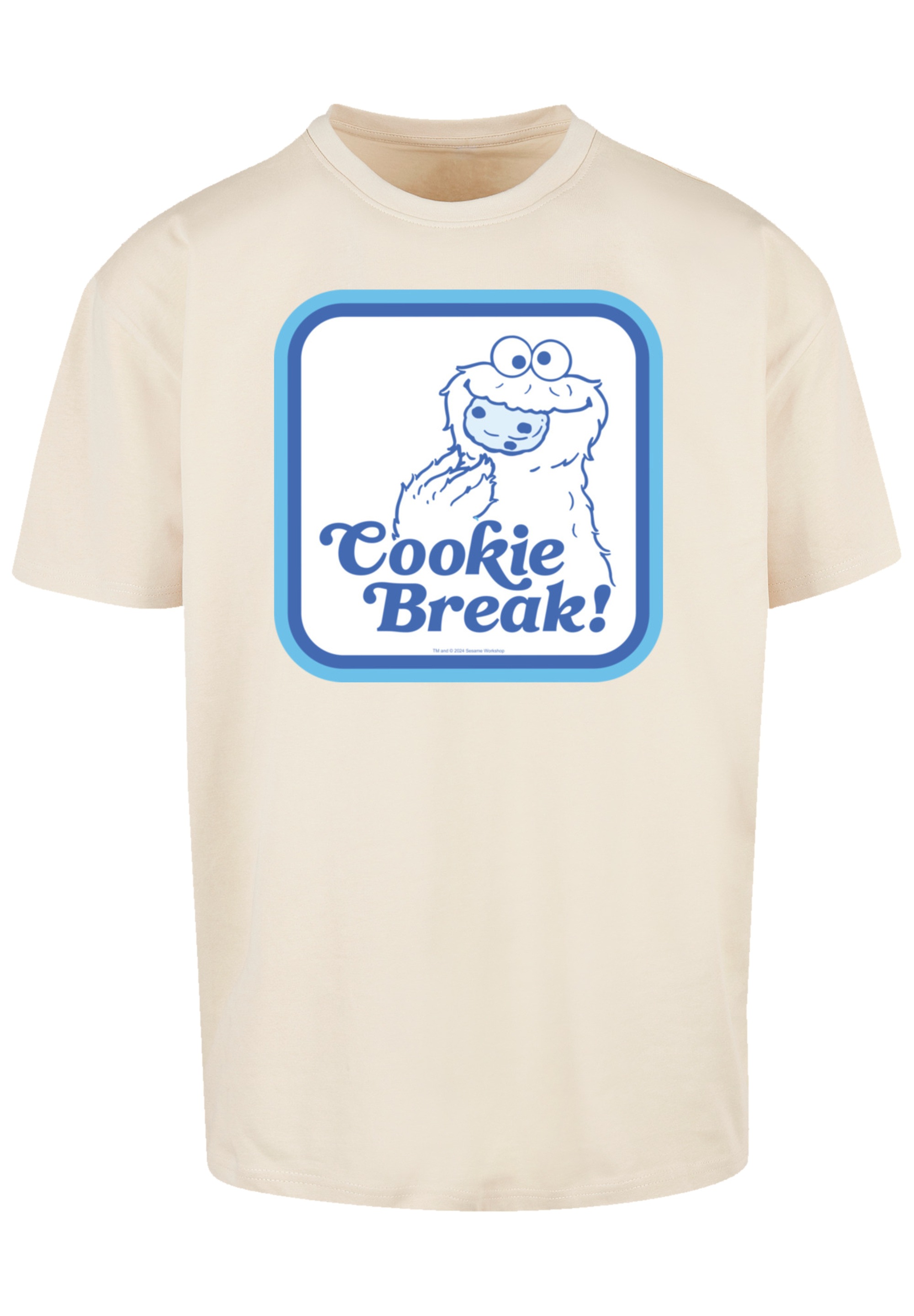 F4NT4STIC T-Shirt "Sesamstraße Cookie Bracke", Premium Qualität, Weihnachts günstig online kaufen