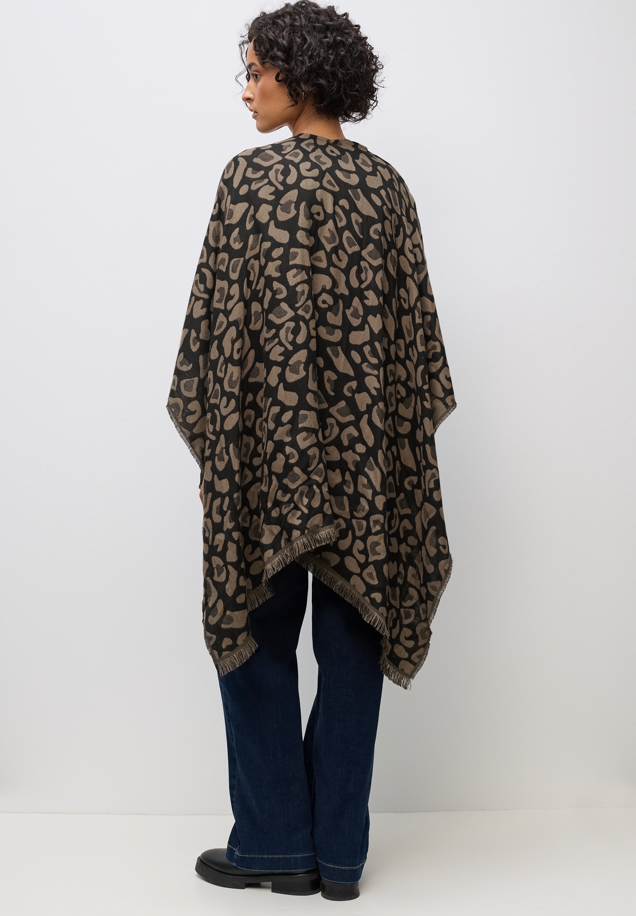 STREET ONE Strickcape, aus softem Materialmix