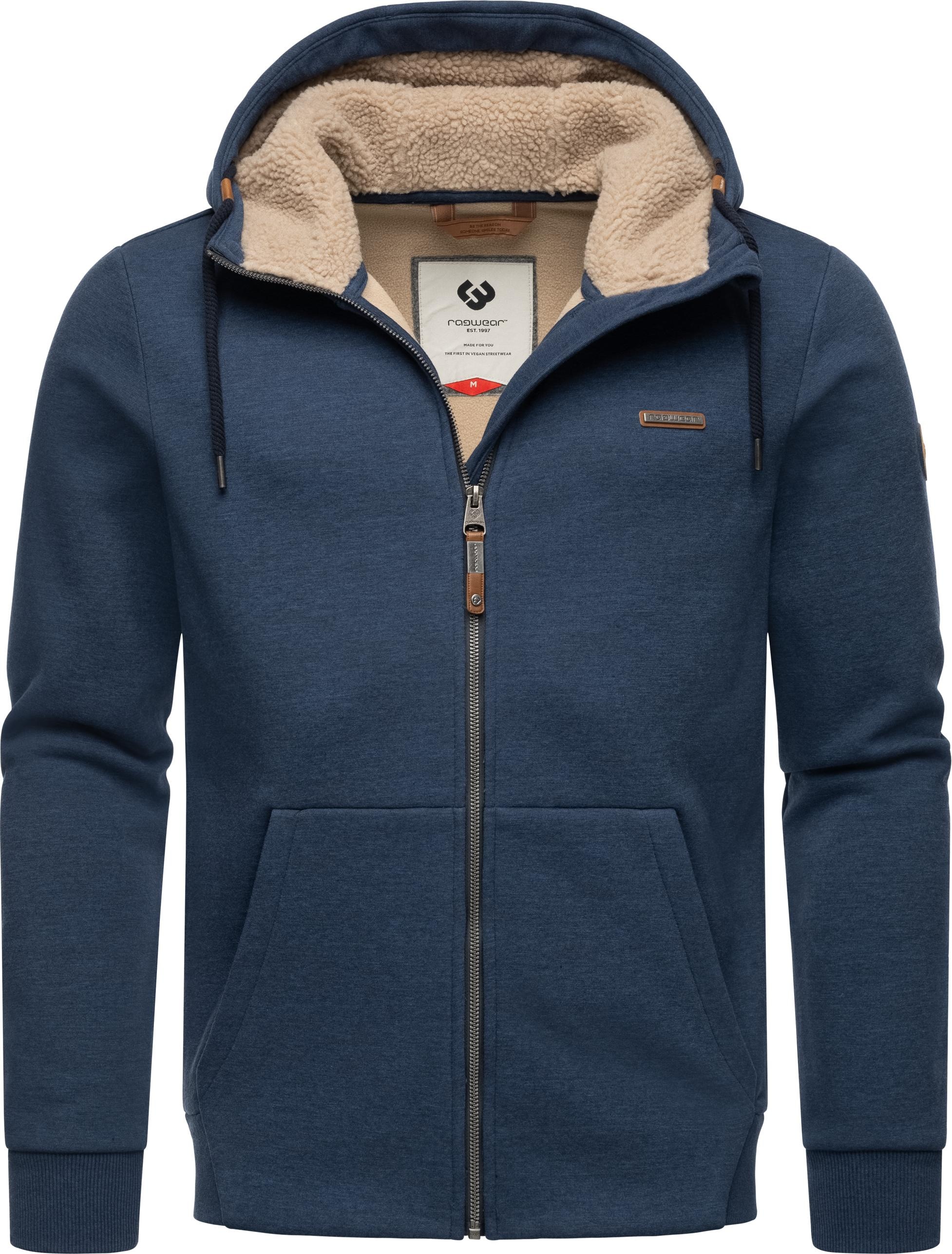 Kapuzensweatjacke »Fabbian«, Herren Basic Sweatjacke mit kuscheliger Kapuze