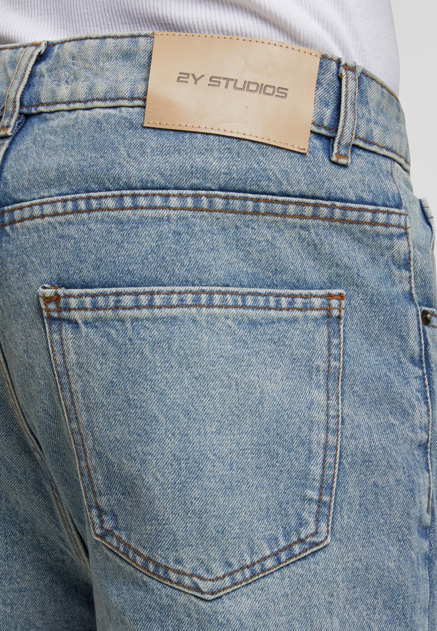 2Y Studios Bequeme Jeans »2Y Studios 2Y Firio Destroyed Straight Jeans«