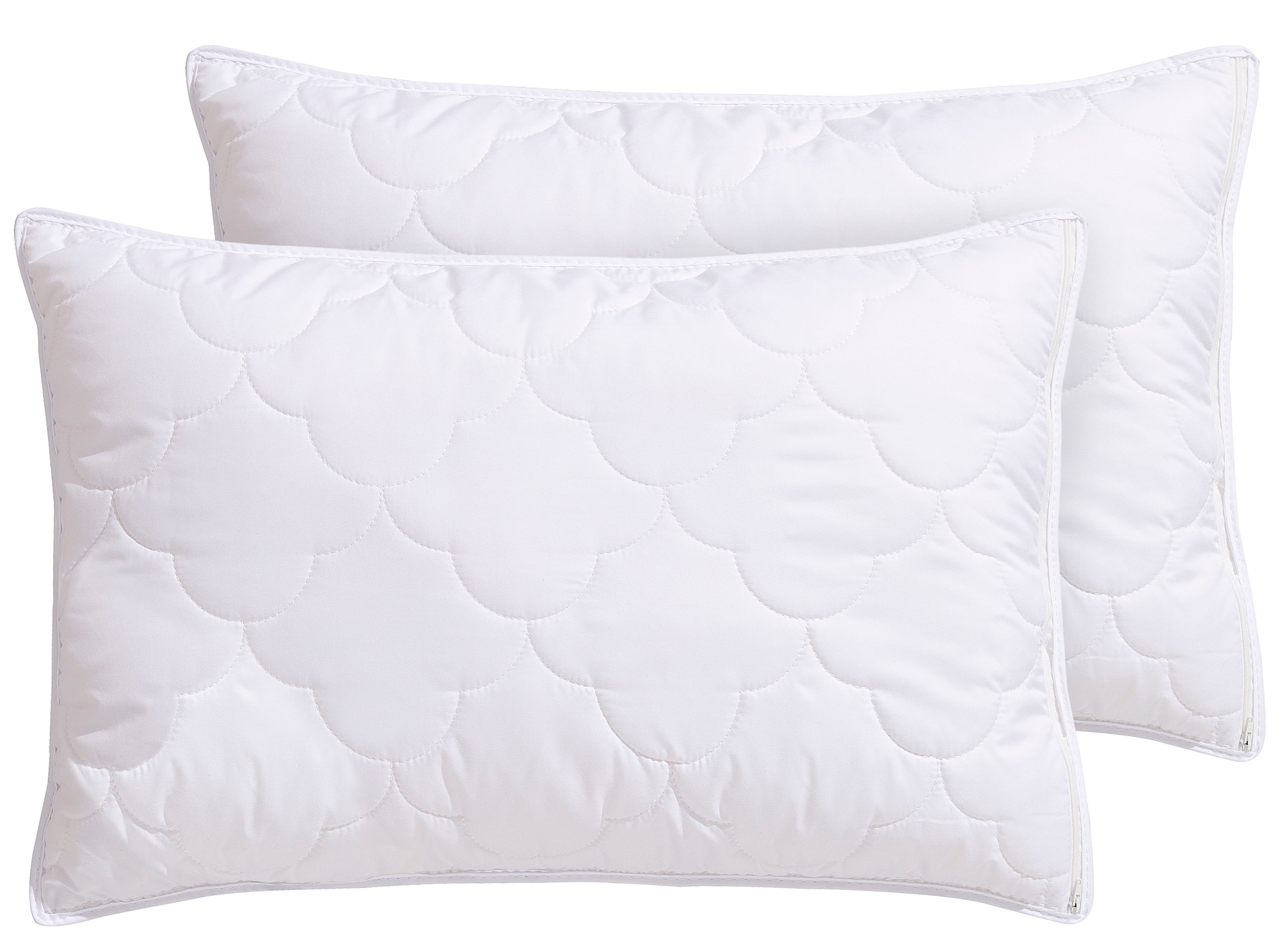 my home Microfaserkissen "Mondschein, Kopfkissen 40x80 cm, 80x80 cm und wei günstig online kaufen