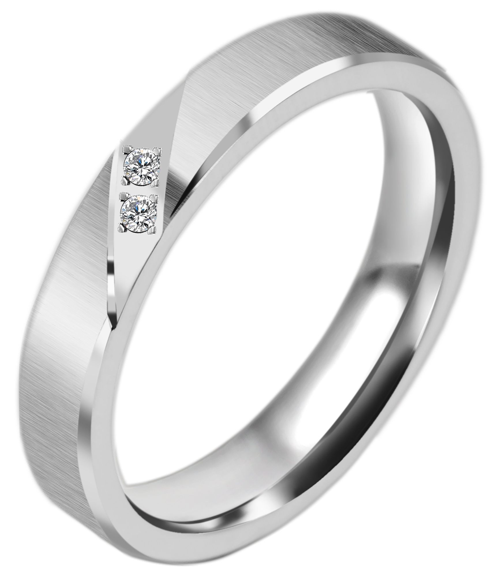 Adelia´s Fingerring »Damen Ring aus Edelstahl mit Strass Steinchen« Ideal als Geschenk für besondere Anlässe