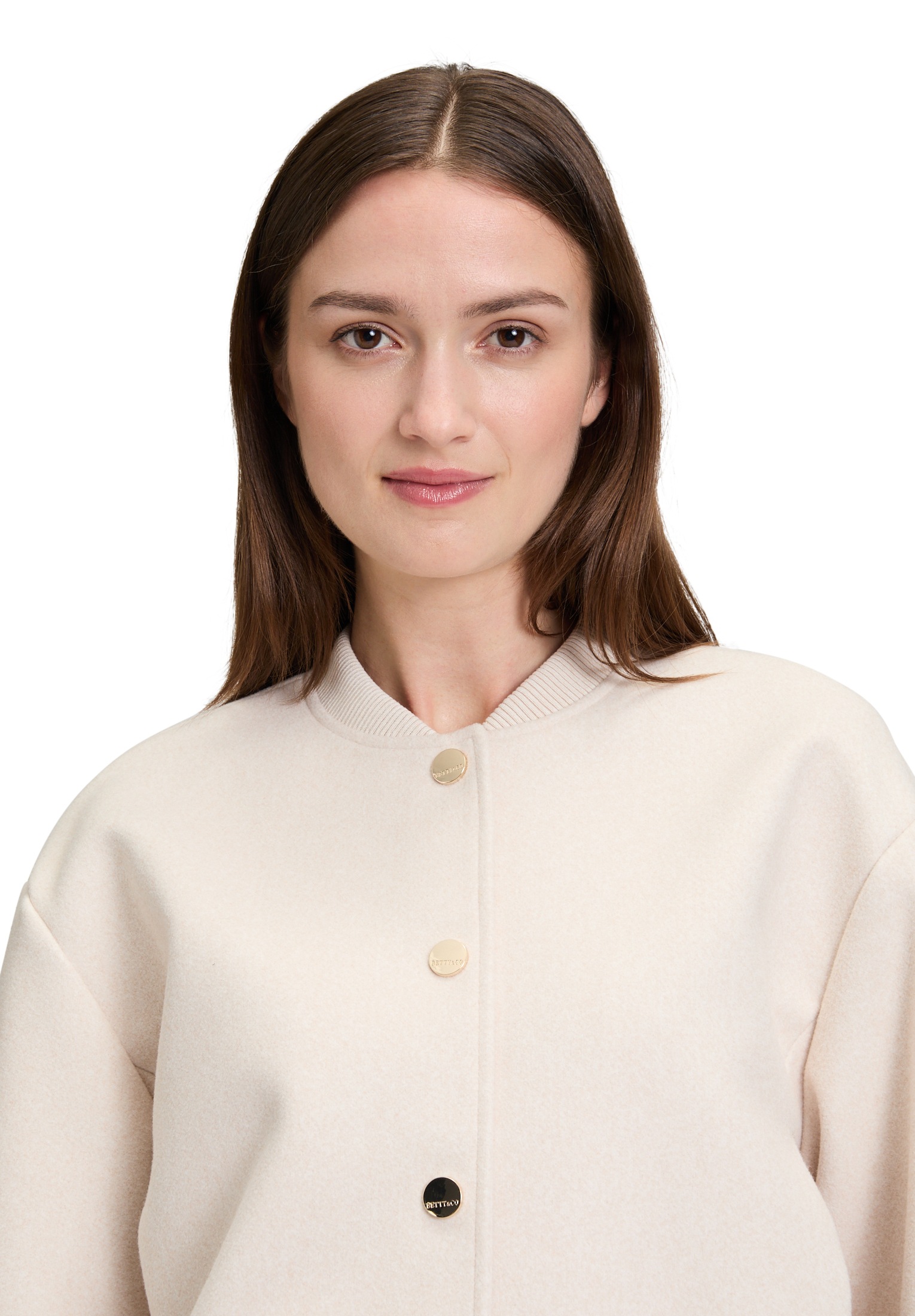 Betty&Co Jackenblazer »Damen mit Rippbündchen«